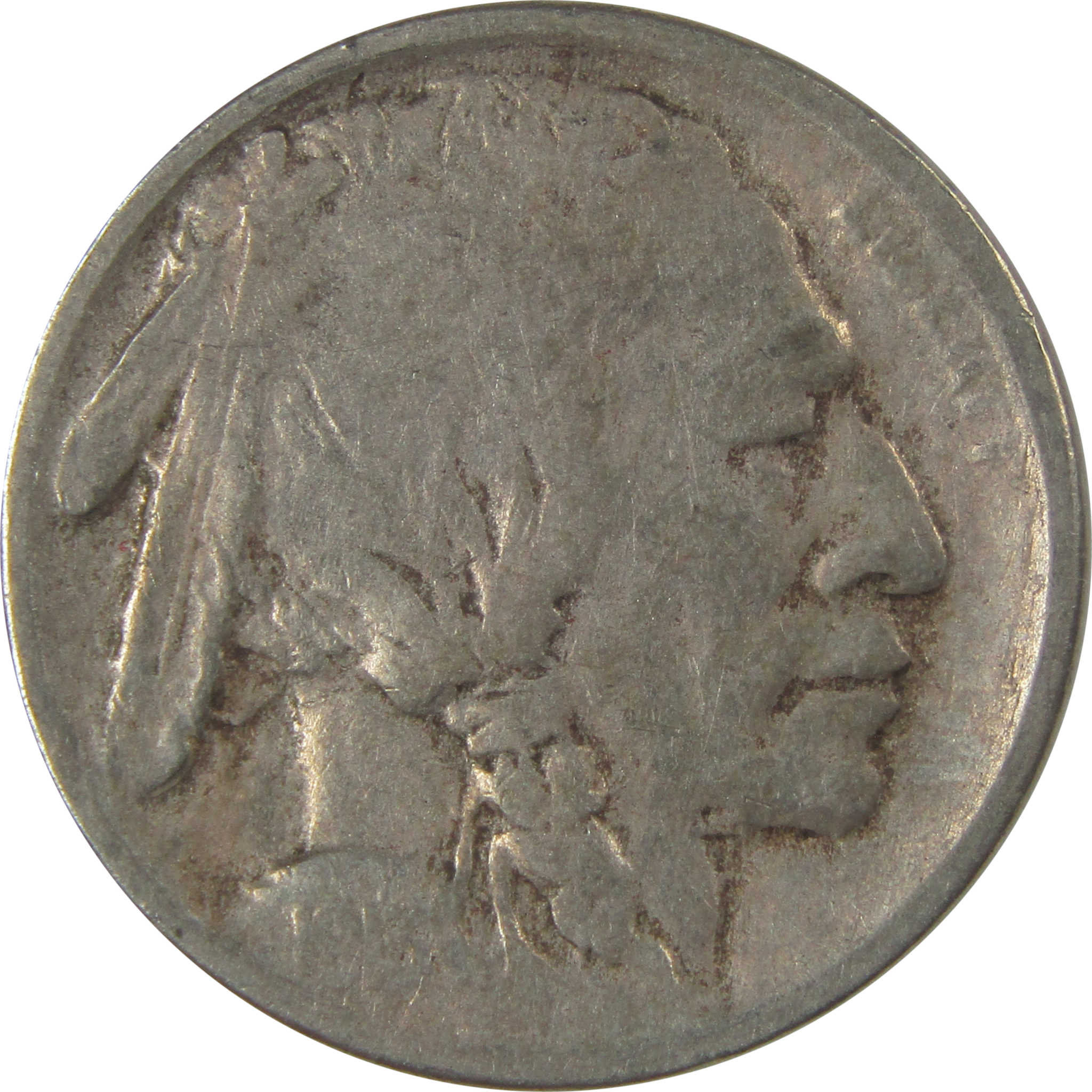 1913 S Type 1 Indian Head Buffalo Nickel F Fine Details SKU:I22913