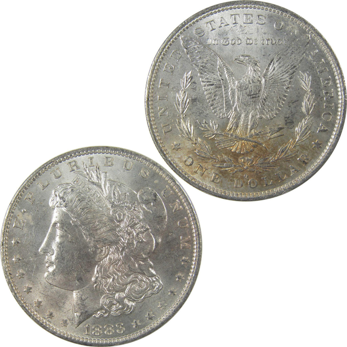 1883 O Morgan Silver Dollar Uncirculated Mint State Toned SKU:I24837
