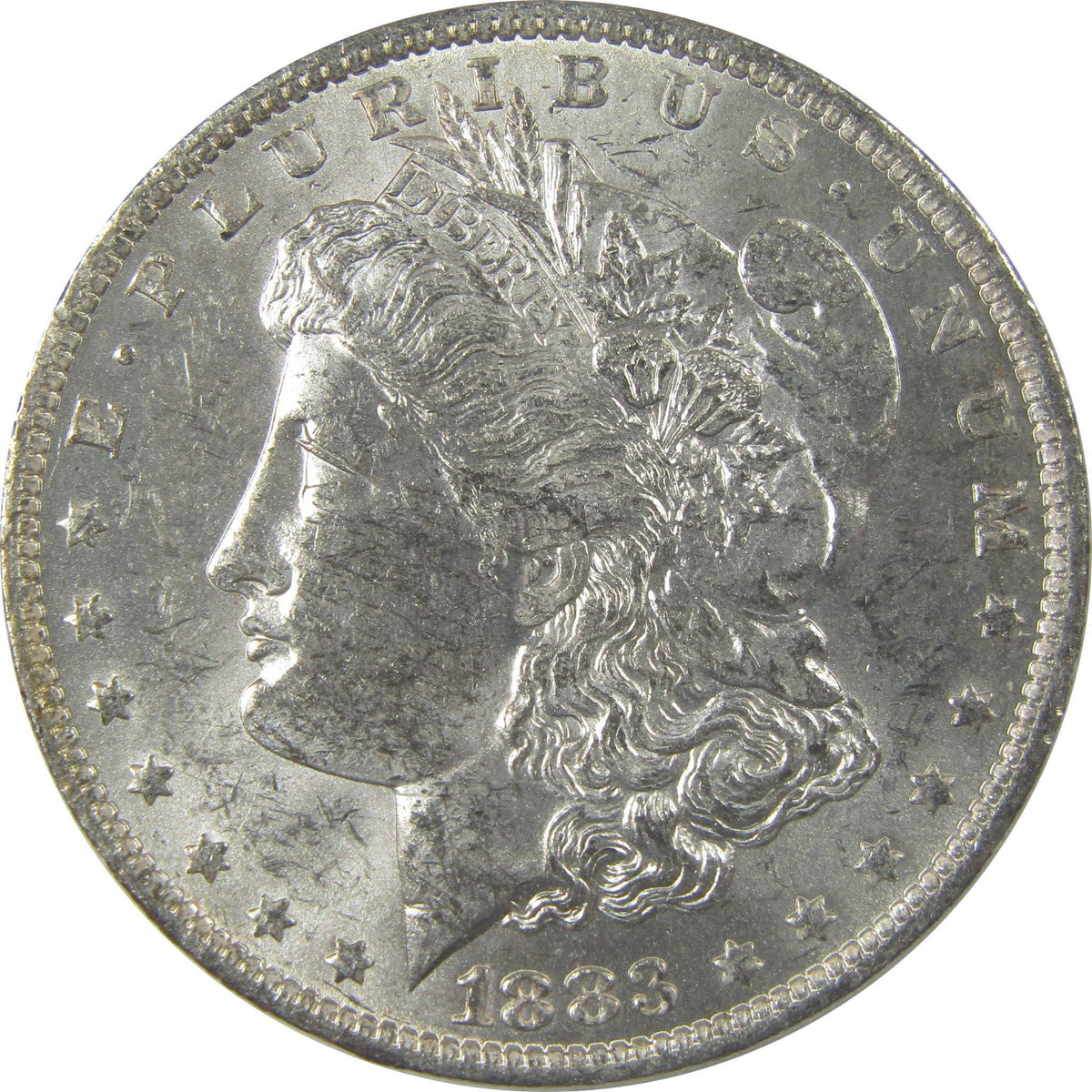 1883 O Morgan Silver Dollar Uncirculated Mint State Toned SKU:I24829