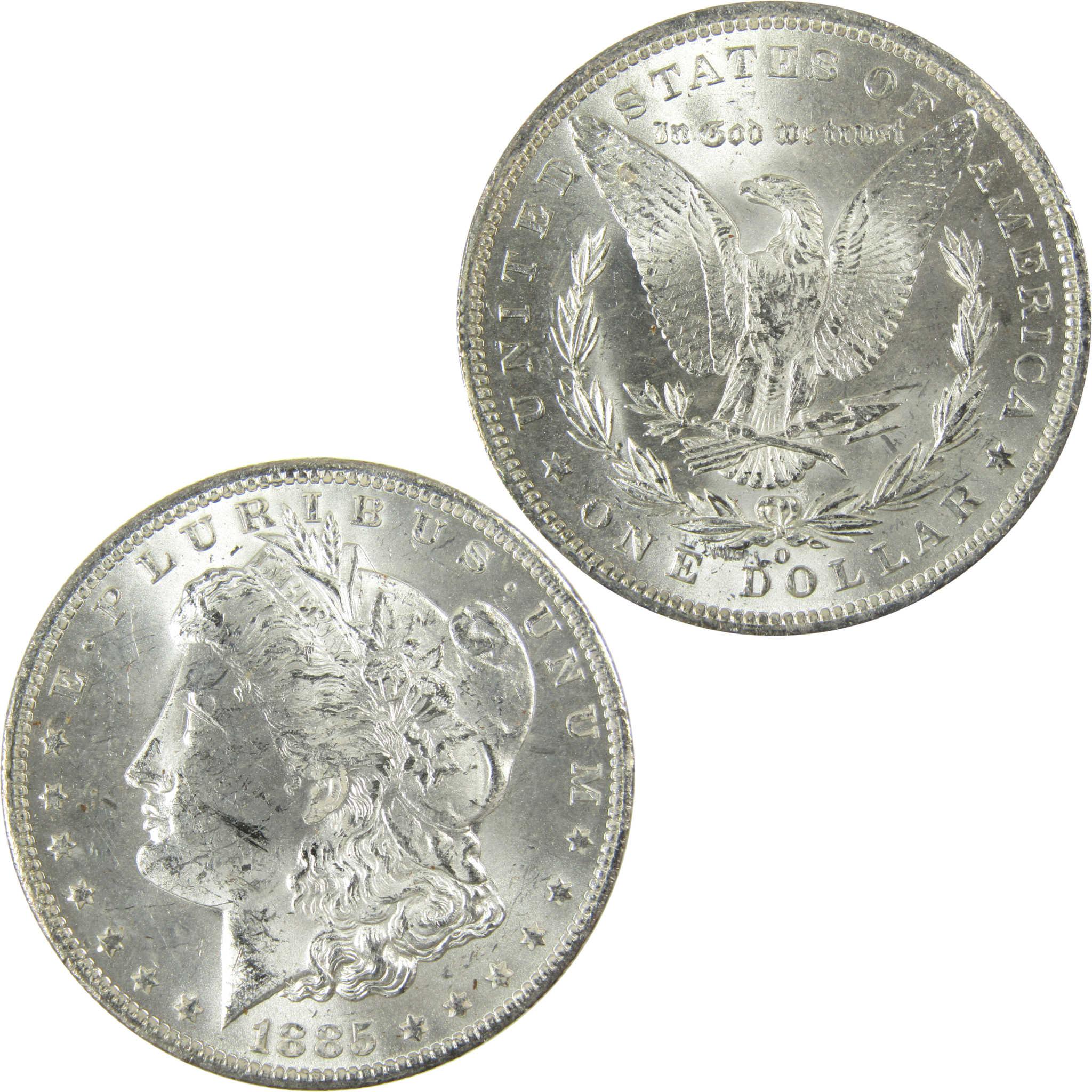 1885 O Morgan Silver Dollar Uncirculated Mint State $1 Coin SKU:I27464 - Morgan coin - Morgan silver dollar - Morgan silver dollar for sale - Profile Coins & Collectibles