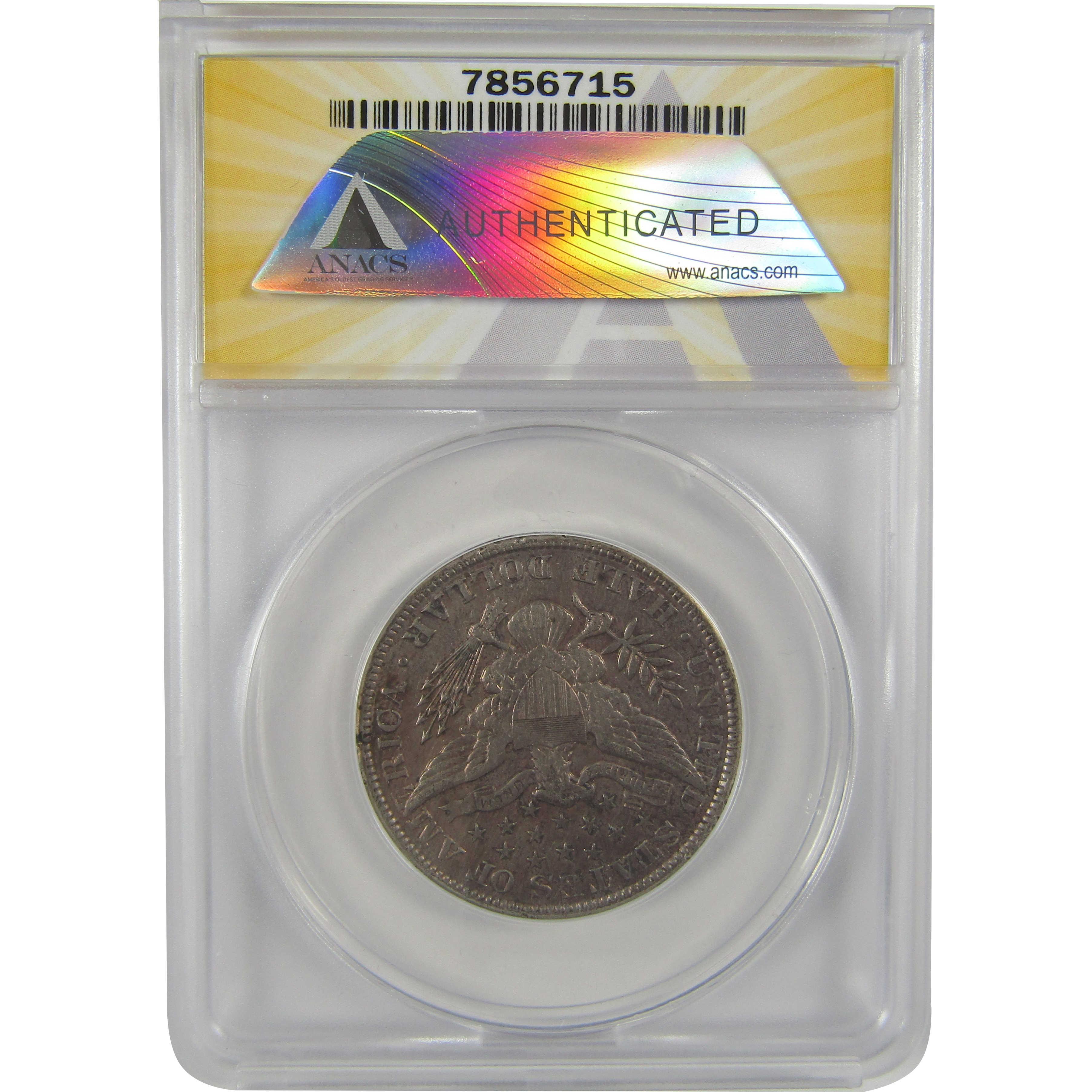 1902 Barber Half Dollar EF 40 Details ANACS Silver SKU:CPC0818