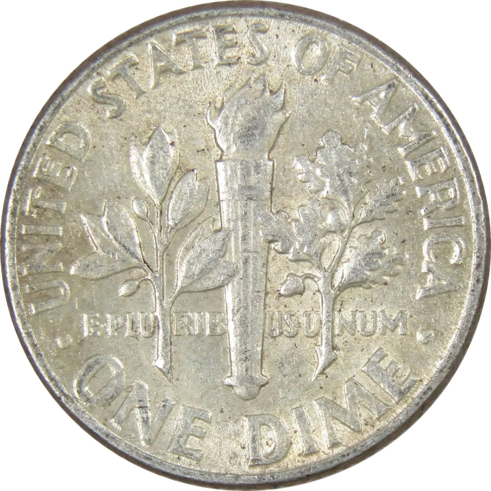 1950 Roosevelt Dime Circulated Silver 10c Coin Collectible