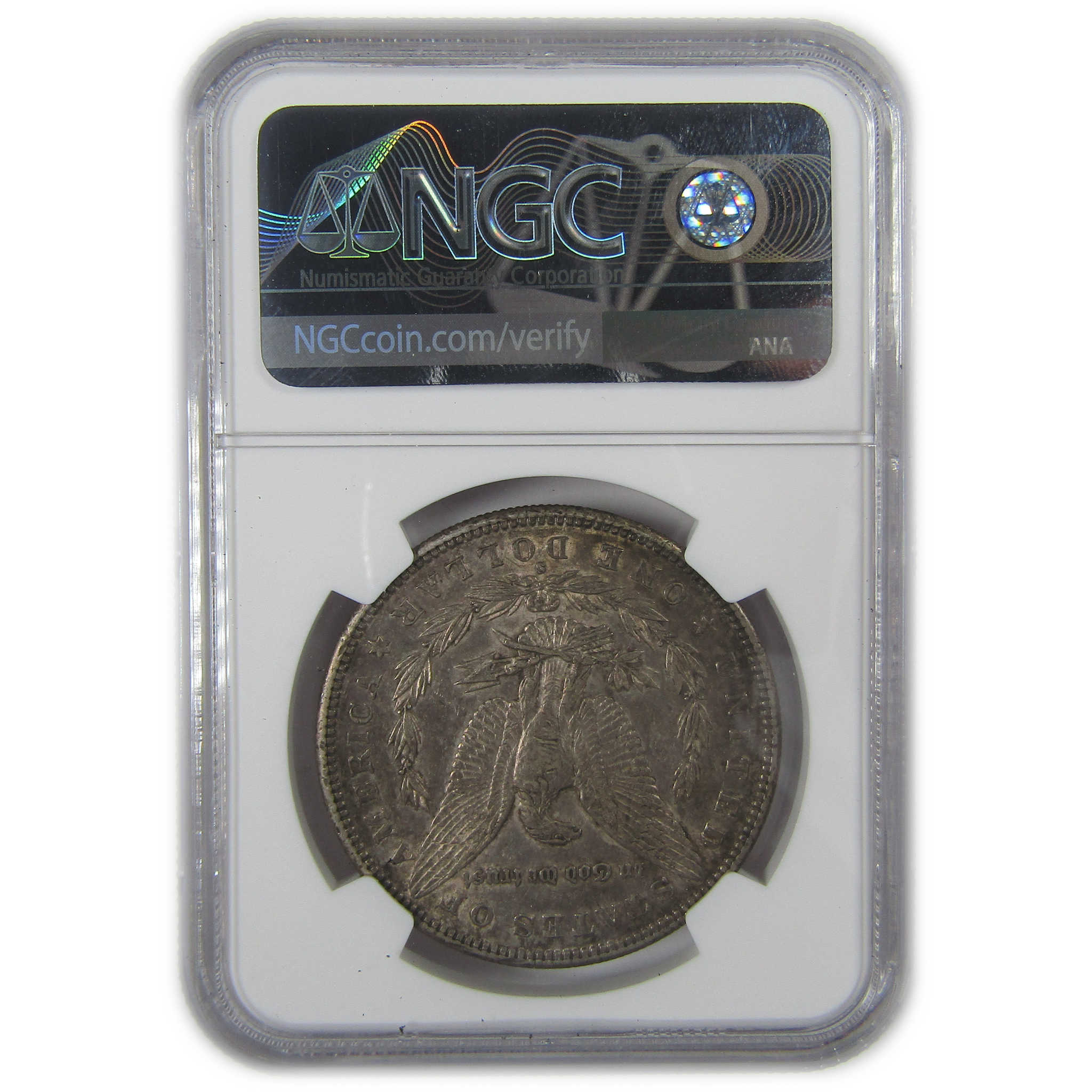 1886 S Morgan Dollar AU 53 NGC Silver $1 Coin SKU:CP71 - Morgan coin - Morgan silver dollar - Morgan silver dollar for sale - Profile Coins & Collectibles
