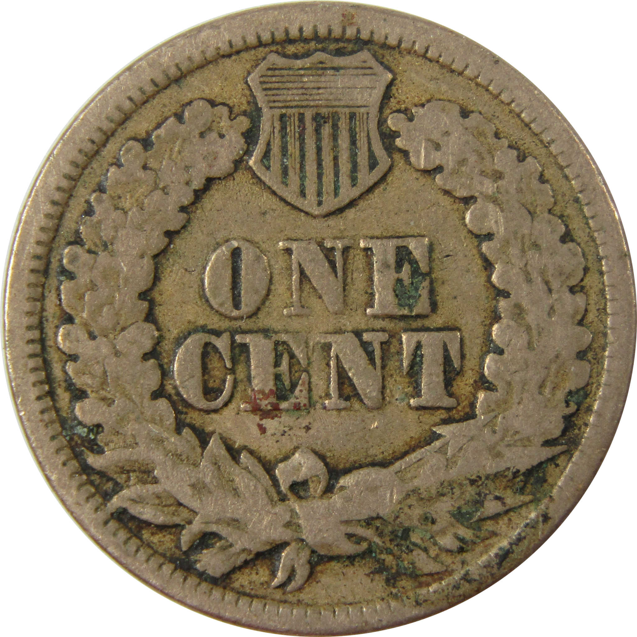1862 Indian Head Cent G Good Details Penny 1c Coin SKU:CP1250
