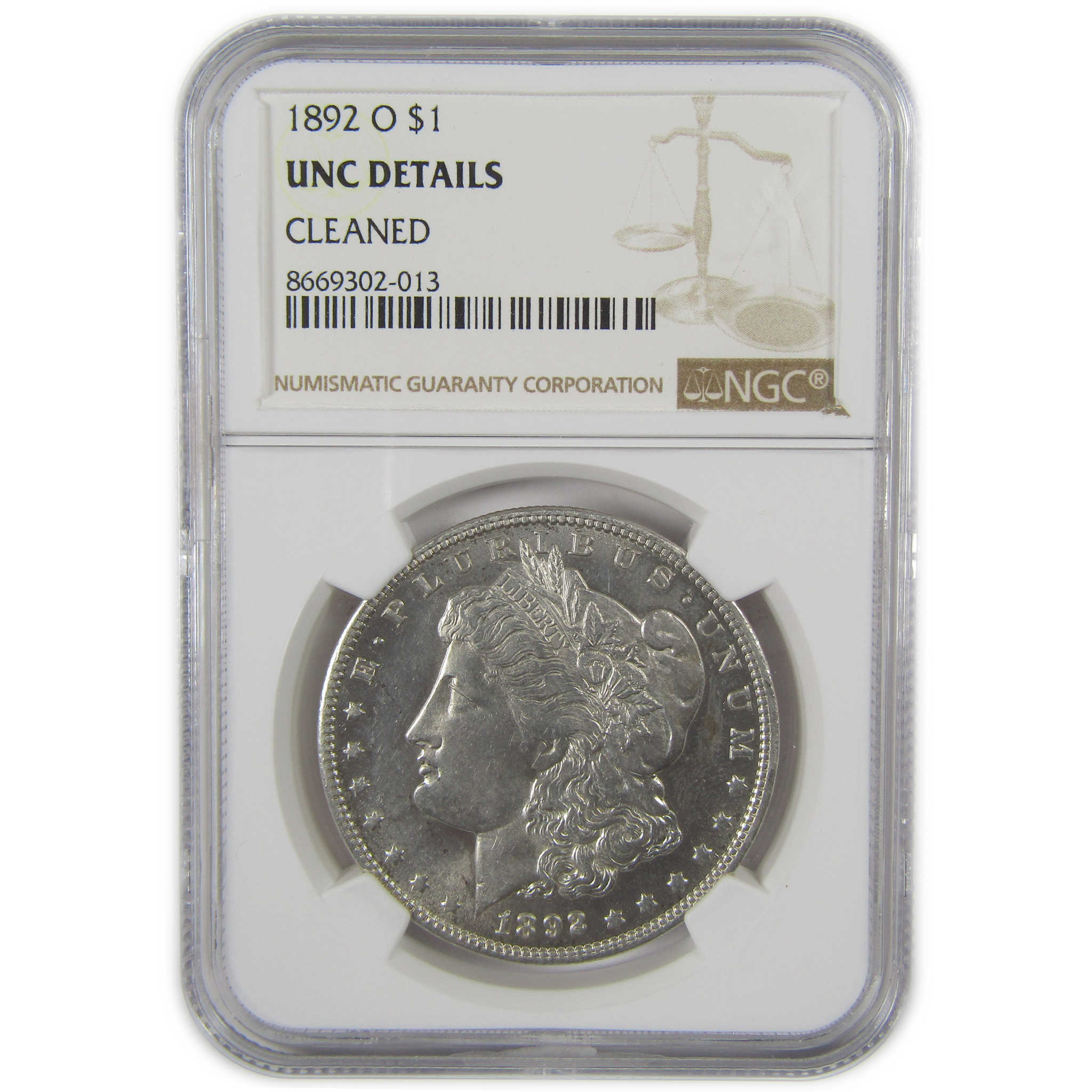 1892 O Morgan Dollar Uncirculated Details NGC Silver SKU:I23425 - Morgan coin - Morgan silver dollar - Morgan silver dollar for sale - Profile Coins & Collectibles
