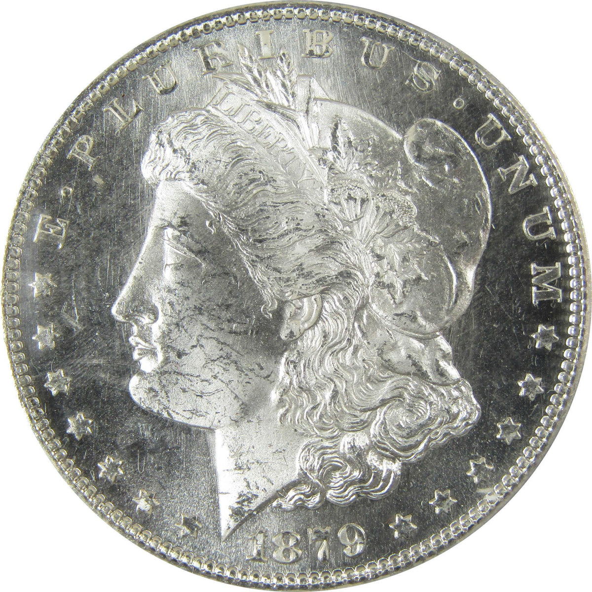 1879 S Rev 79 Morgan Silver Dollar MS 63 ANACS Uncirculated SKU:CP614 - Morgan coin - Morgan silver dollar - Morgan silver dollar for sale - Profile Coins & Collectibles