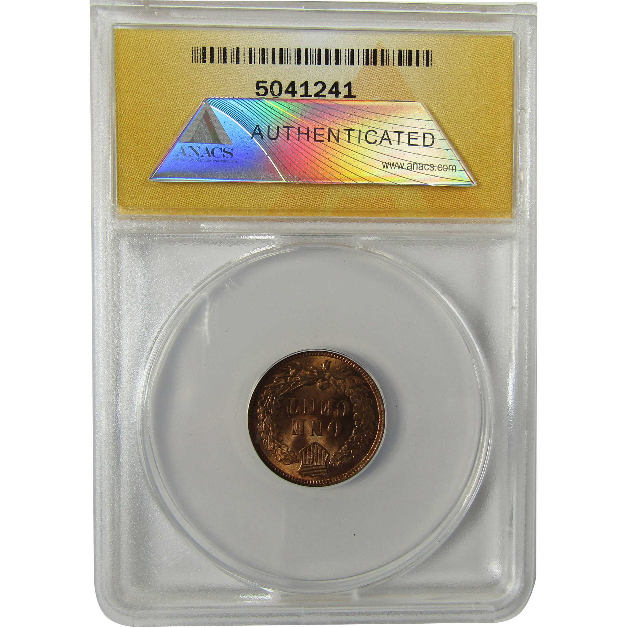 1906 Indian Head Cent MS 63 RD ANACS Uncirculated Penny SKU:I28410