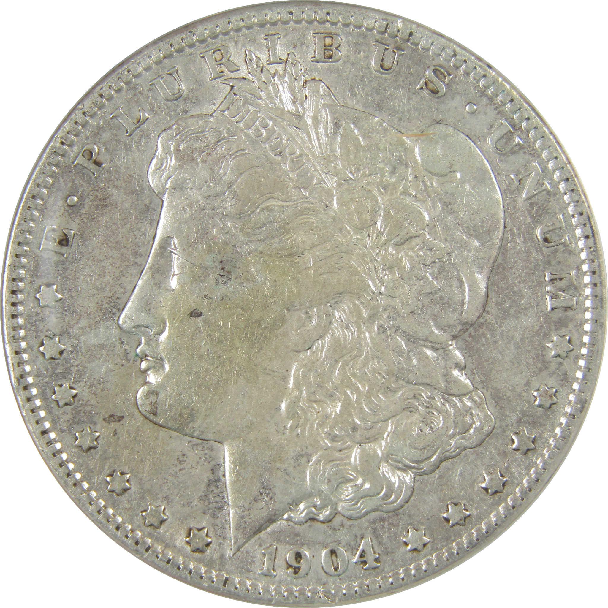 1904 S Morgan Dollar VF 35 Details ANACS Silver $1 Coin SKU:I21176 - Morgan coin - Morgan silver dollar - Morgan silver dollar for sale - Profile Coins & Collectibles