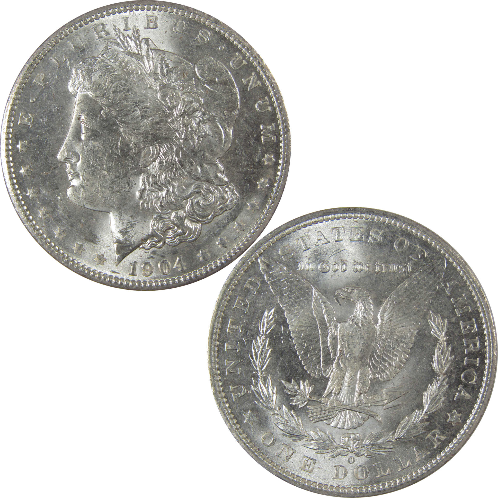 1904 O Morgan Dollar Uncirculated Silver $1 Coin SKU:I23232 - Morgan coin - Morgan silver dollar - Morgan silver dollar for sale - Profile Coins & Collectibles