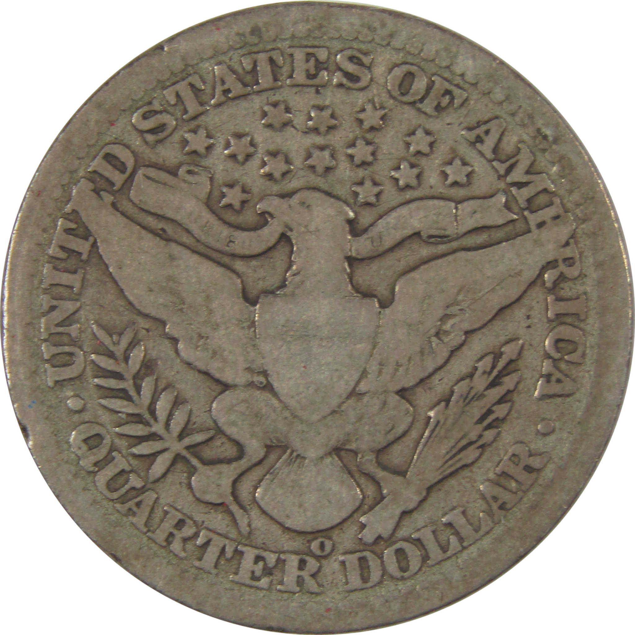 1905 O Barber Quarter G Good Silver 25c Coin SKU:I19764