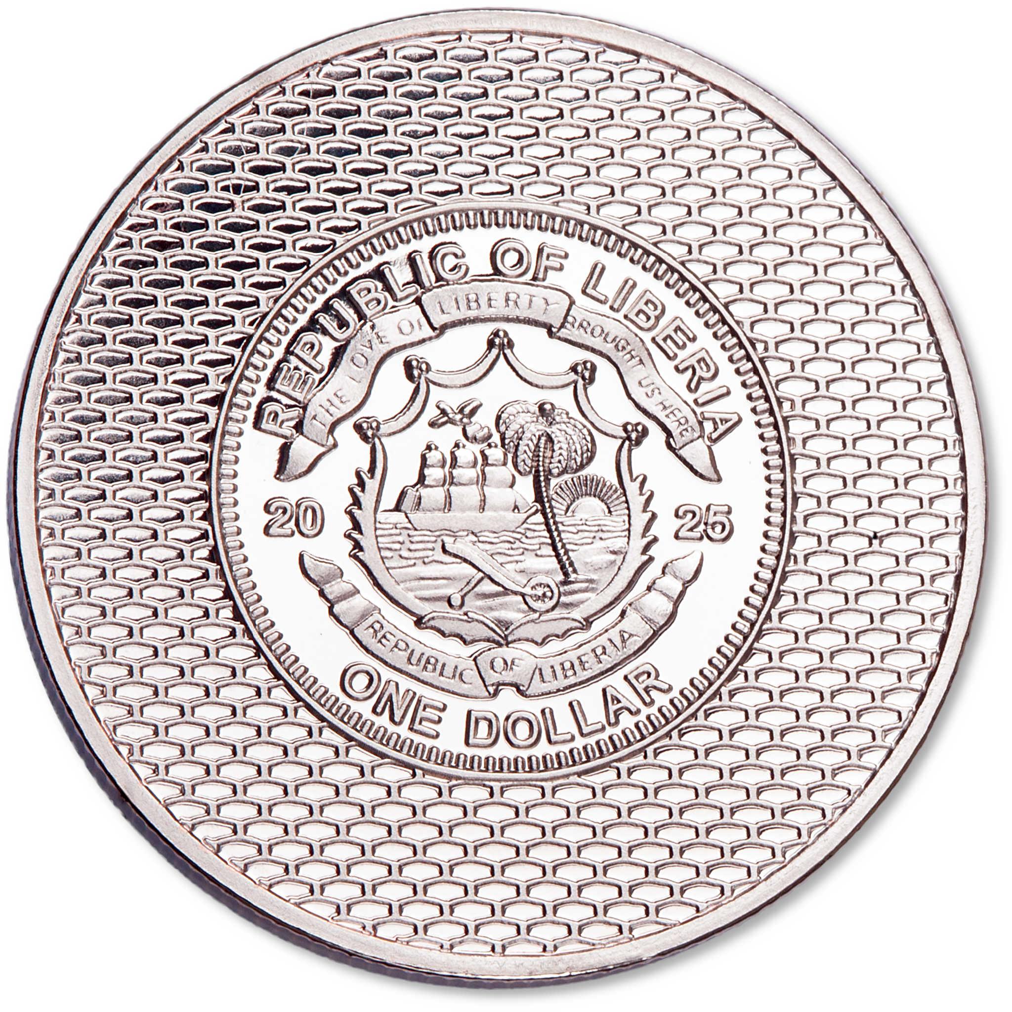 2025 Liberia Ford Truck Series 1932 Model BB Proof-Like $1 Coin