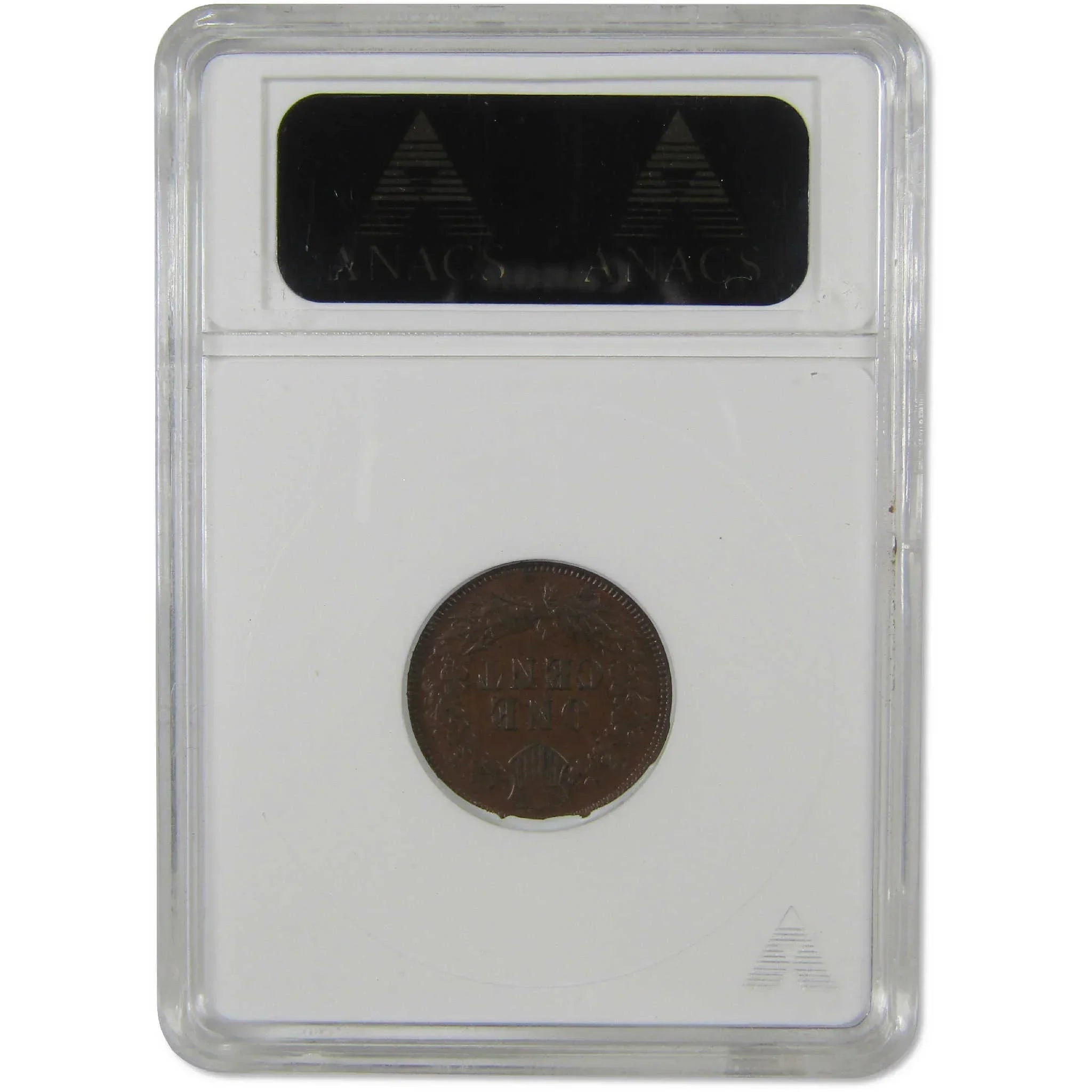 1872 Indian Head Cent AU 53 ANACS Penny 1c Coin Collectible