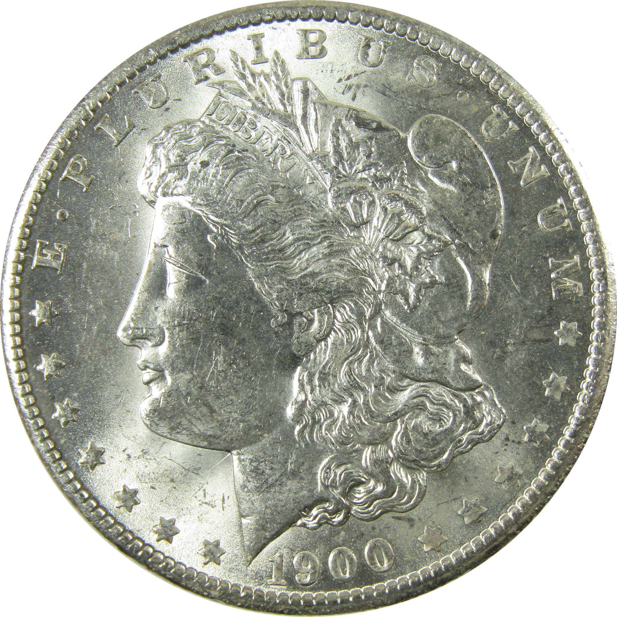 1900 O Morgan Silver Dollar Uncirculated Mint State $1 Coin SKU:I28366