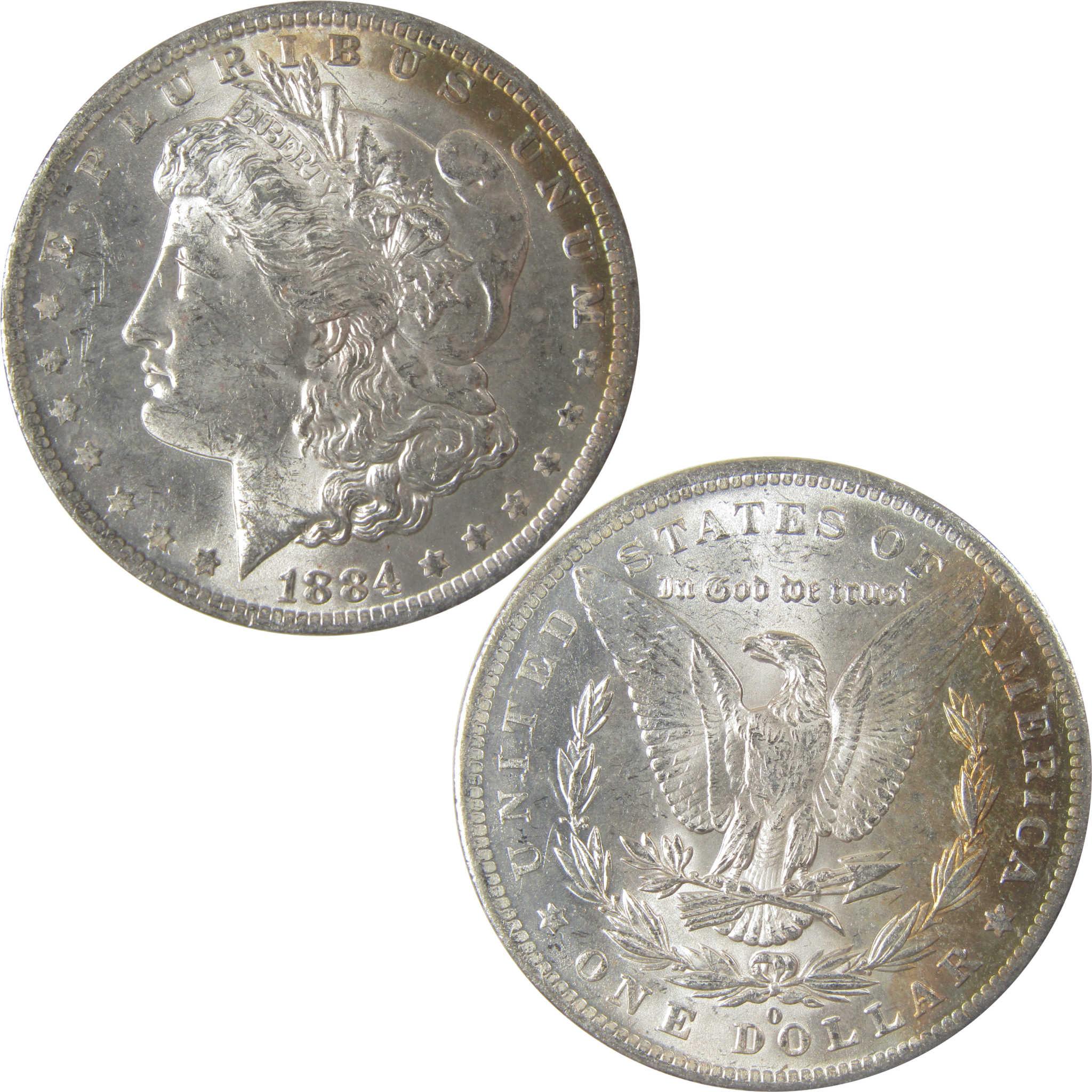 1884 O Morgan Silver Dollar BU Choice Uncirculated Toned SKU:I24177