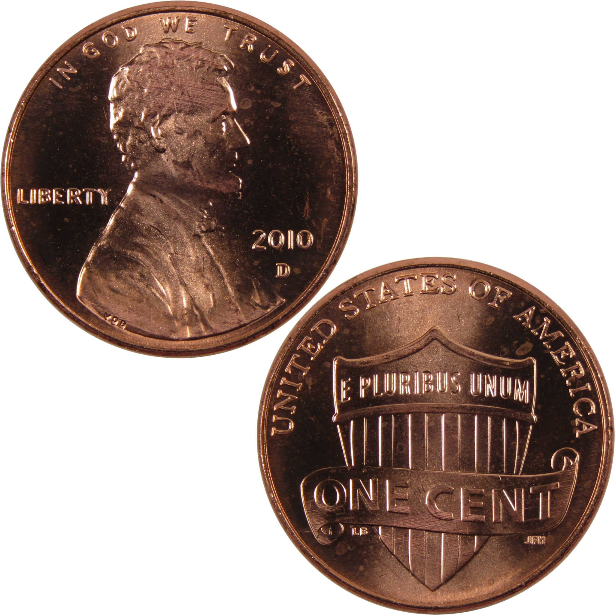 2010 D Lincoln Shield Cent BU Uncirculated Penny 1c Coin
