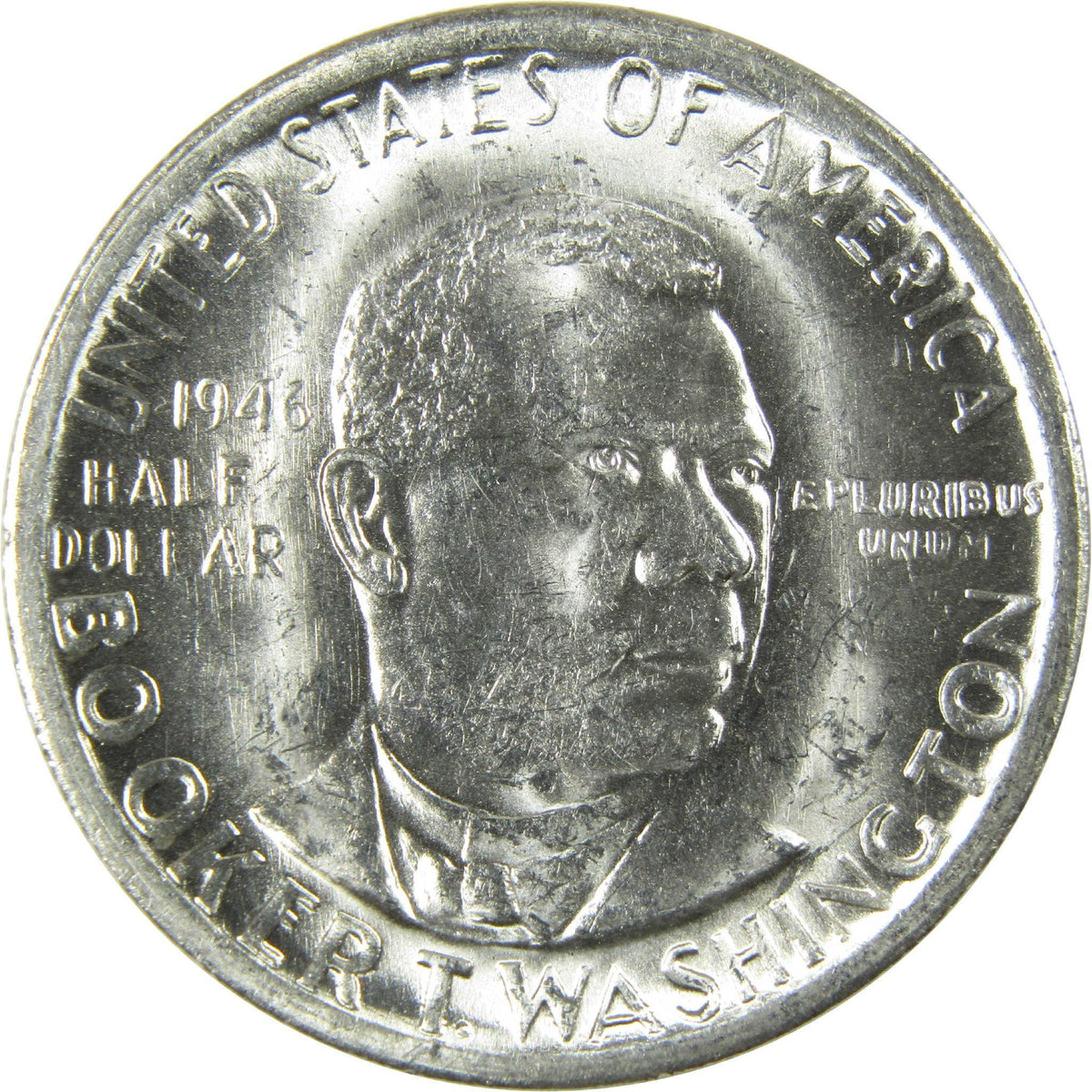 1946 PDS Booker T Washington 50C 3 Coin All Mint Set BU Choice Unc