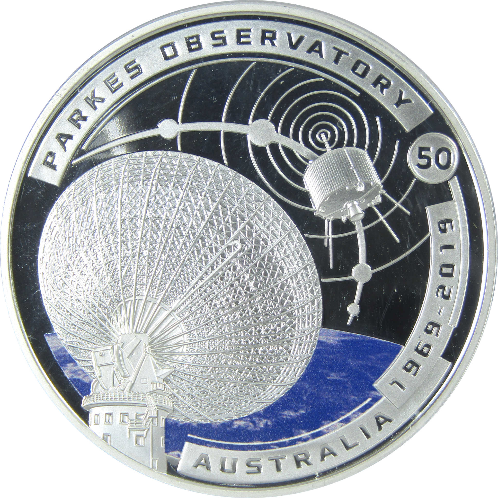 50th Anniversary of Moon Landing Parks Observatory Proof 2019
