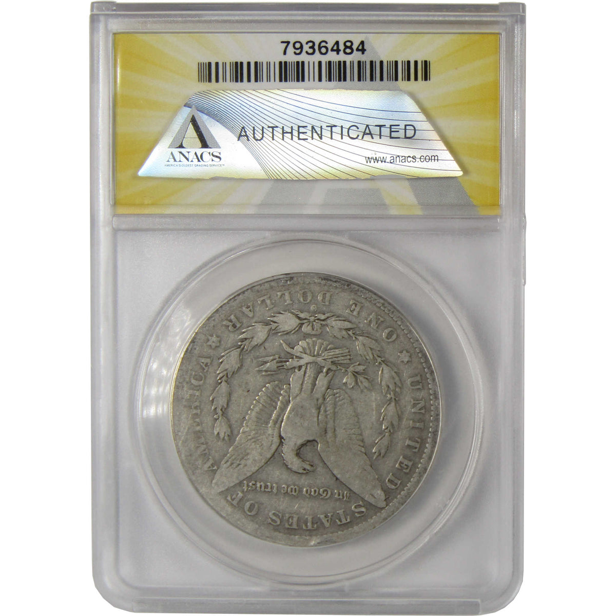 1882 O/S VAM-3 Flush Top 100 Morgan Silver $1 AG 3 ANACS SKU:I28785 - Morgan coin - Morgan silver dollar - Morgan silver dollar for sale - Profile Coins & Collectibles