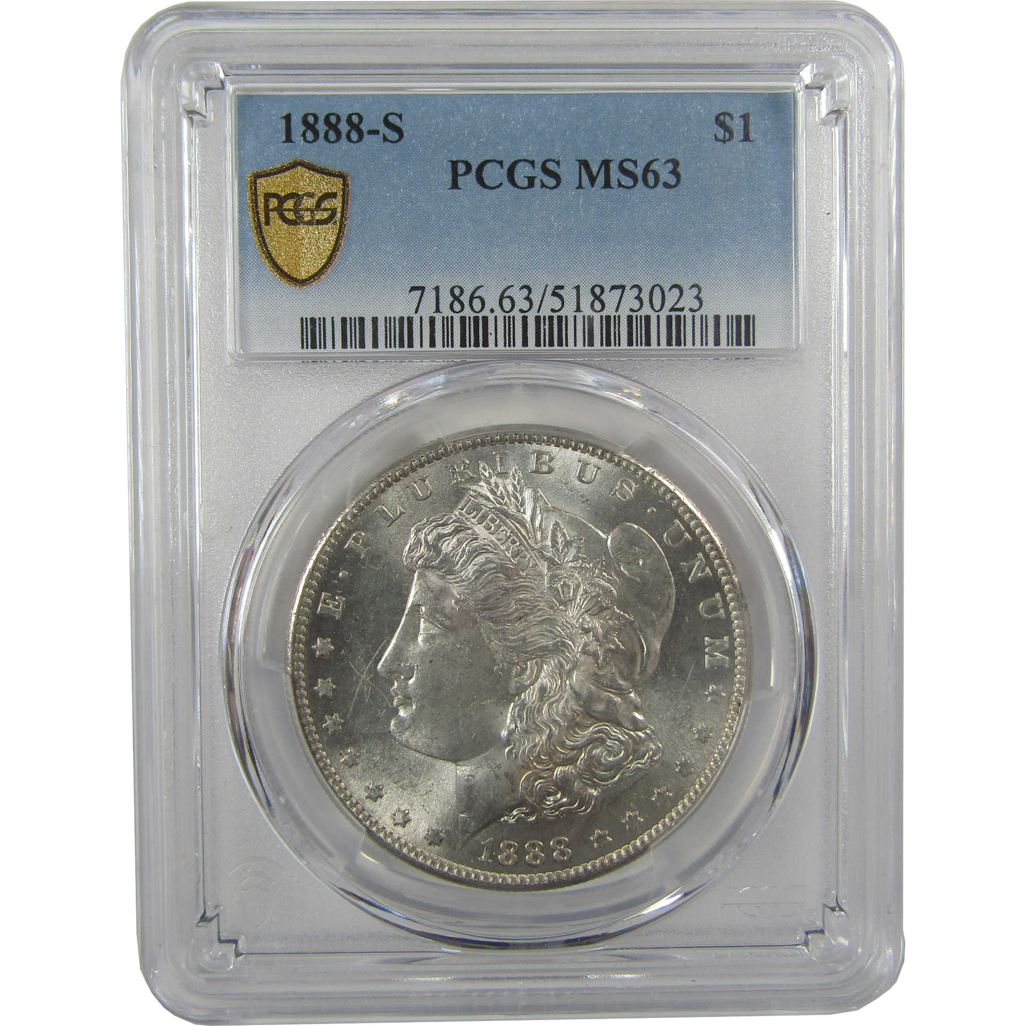 1888 S Morgan Dollar MS 63 PCGS Silver Uncirculated $1 Coin SKU:I22437 - Morgan coin - Morgan silver dollar - Morgan silver dollar for sale - Profile Coins & Collectibles