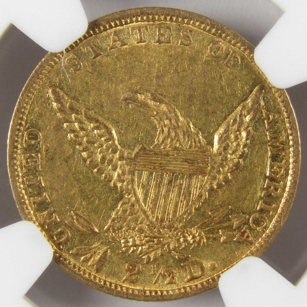 1839 $2.50 Classic Head Gold Quarter Eagle AU 58 NGC Coin Collectible