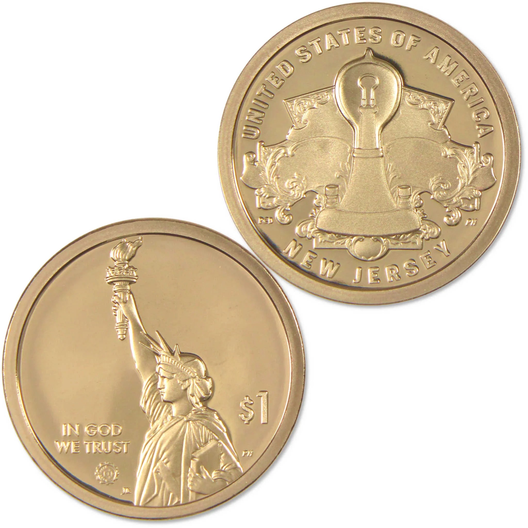 2019 S Light Bulb American Innovation Dollar Choice Proof $1 Coin
