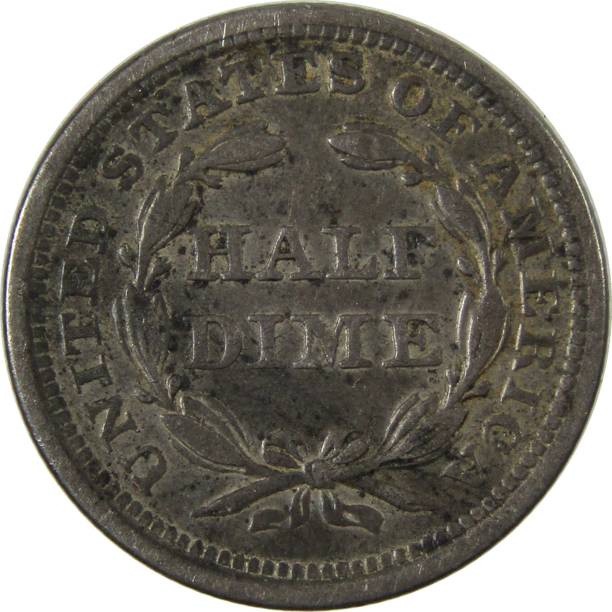 1857 Seated Liberty Silver Half Dime VF Very Fine Details SKU:I28496