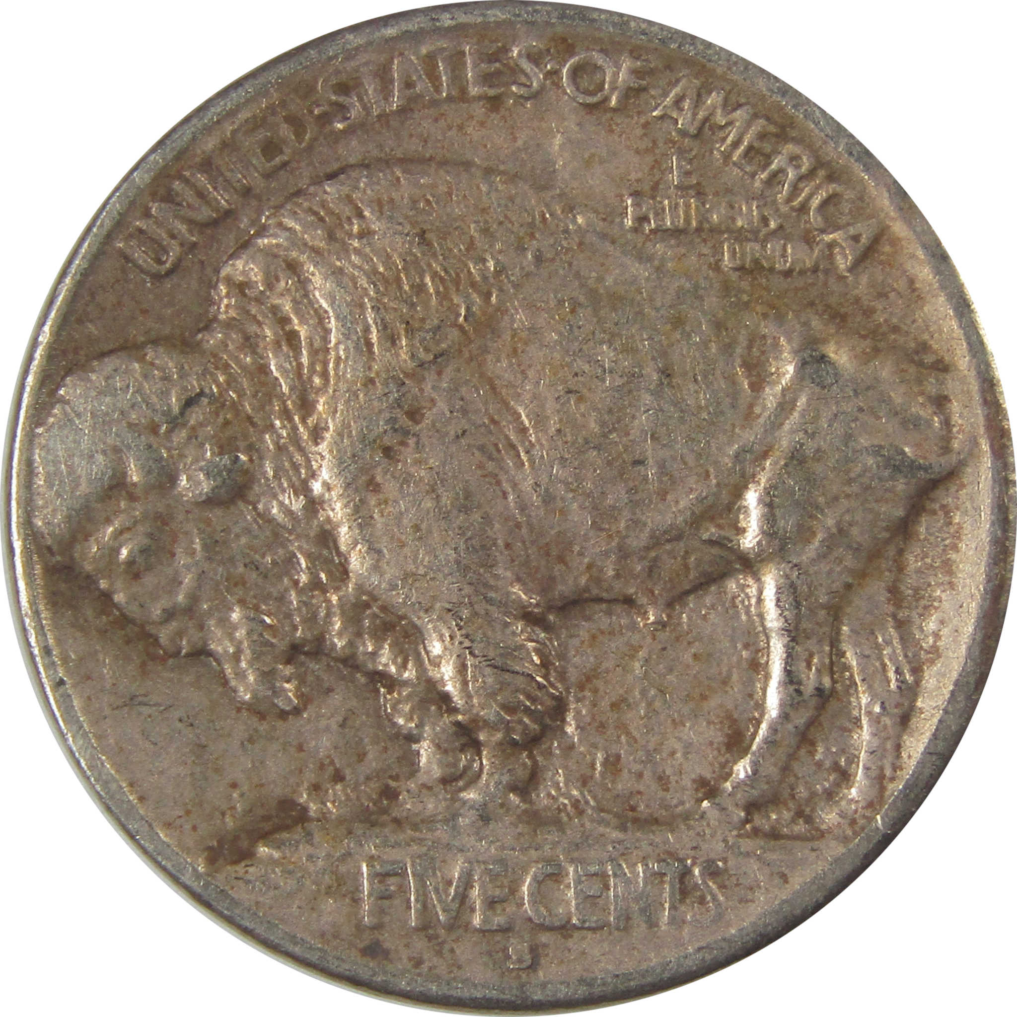 1913 S Type 1 Buffalo Nickel VF Very Fine Details 5c Coin SKU:I22877