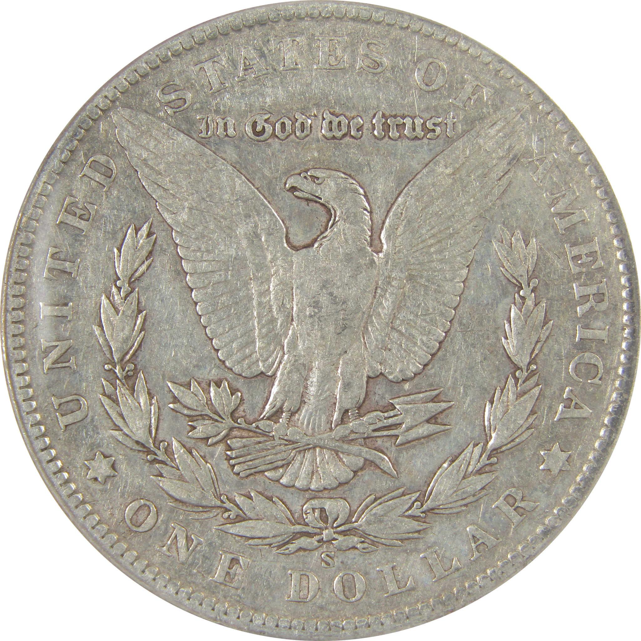 1904 S Morgan Dollar VF 25 Details ANACS Silver $1 Coin SKU:I21134 - Morgan coin - Morgan silver dollar - Morgan silver dollar for sale - Profile Coins & Collectibles
