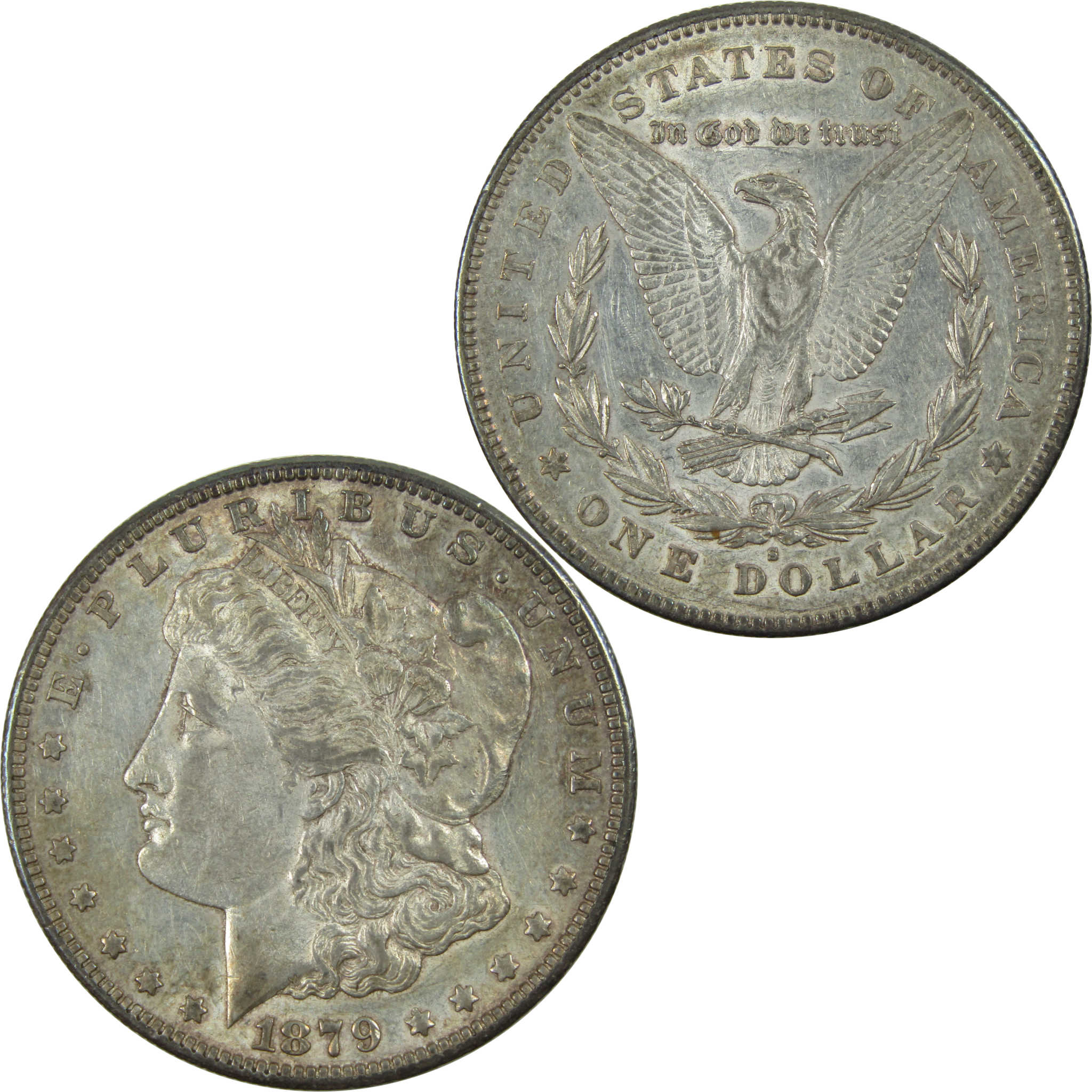 1879 S Rev 78 Morgan Dollar XF/AU Silver $1 Coin SKU:I12426 - Morgan coin - Morgan silver dollar - Morgan silver dollar for sale - Profile Coins & Collectibles