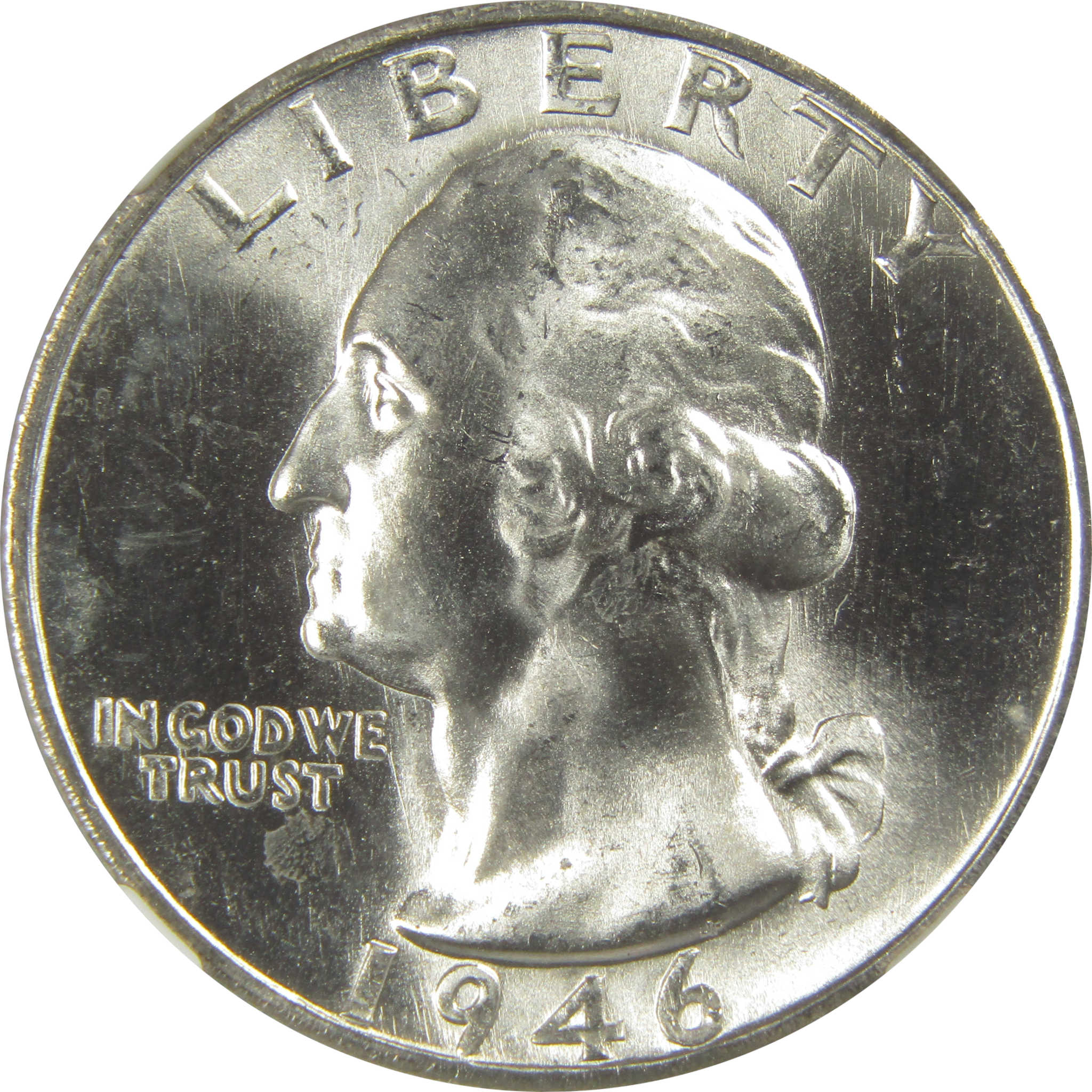 1946 S Washington Quarter MS 66 NGC Silver Bag Fragment SKU:I20509