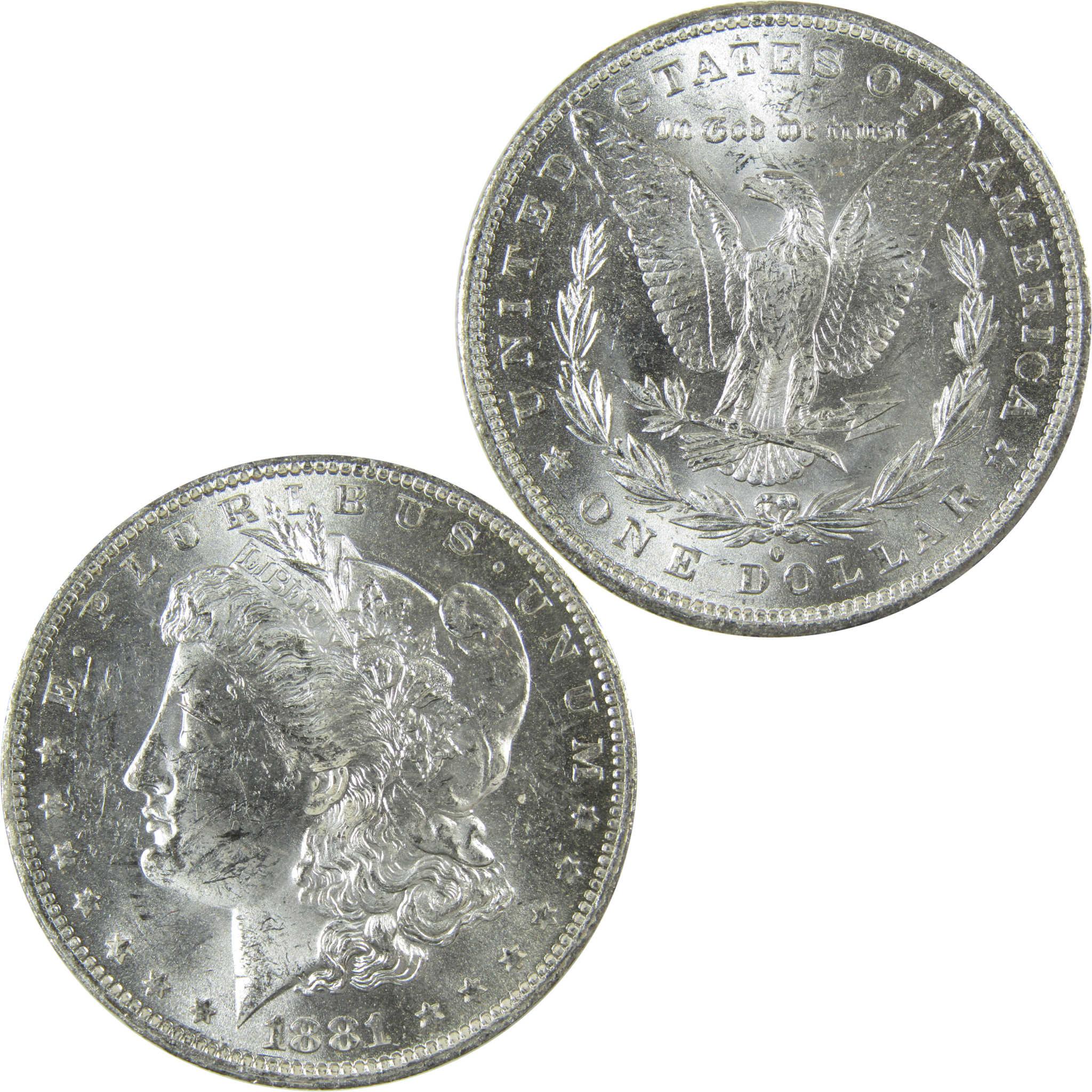 1881 O Morgan Silver Dollar Uncirculated Mint State $1 Coin SKU:I27688 - Morgan coin - Morgan silver dollar - Morgan silver dollar for sale - Profile Coins & Collectibles