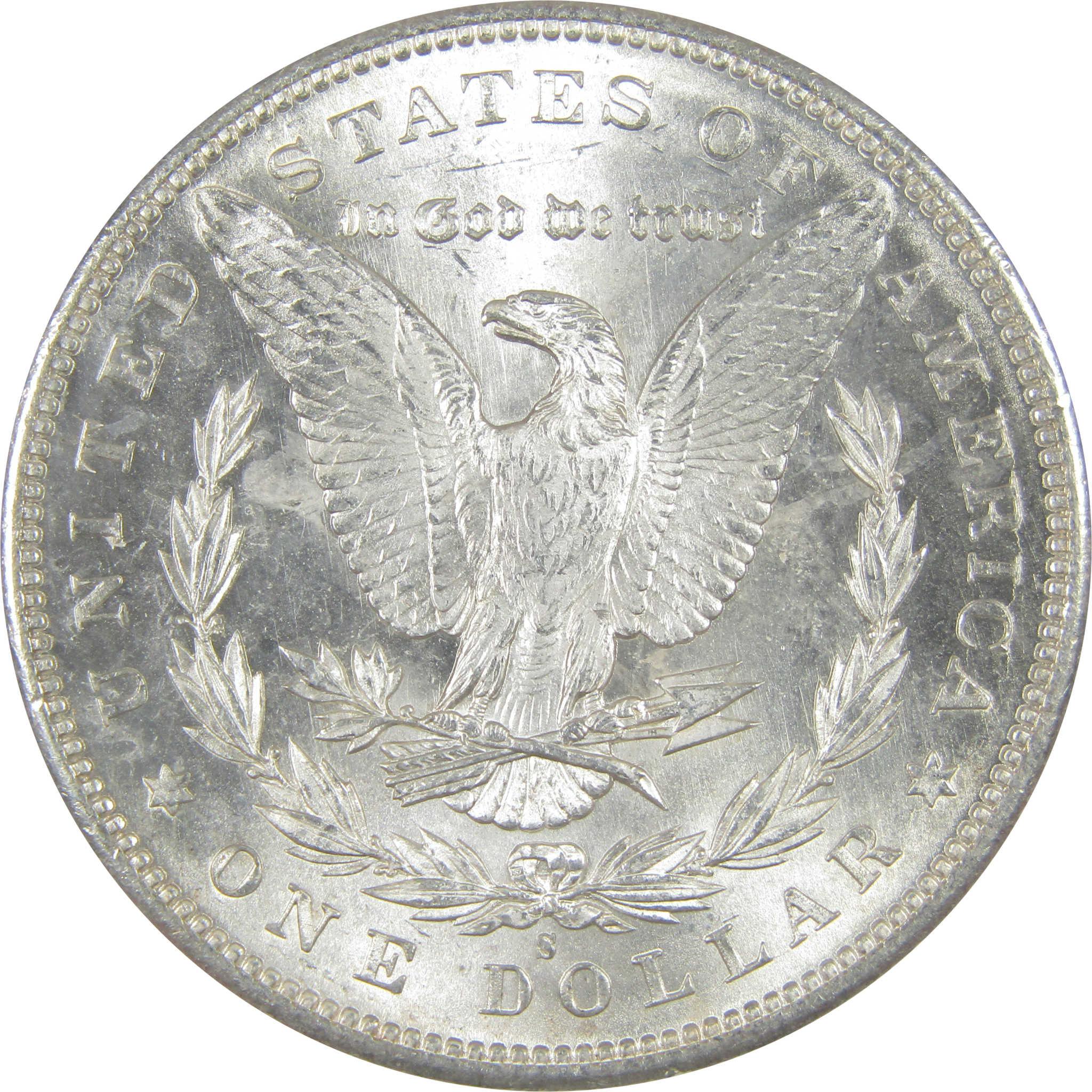 1897 S Morgan Dollar BU Choice Uncirculated Silver $1 Coin SKU:I17310 - Morgan coin - Morgan silver dollar - Morgan silver dollar for sale - Profile Coins & Collectibles