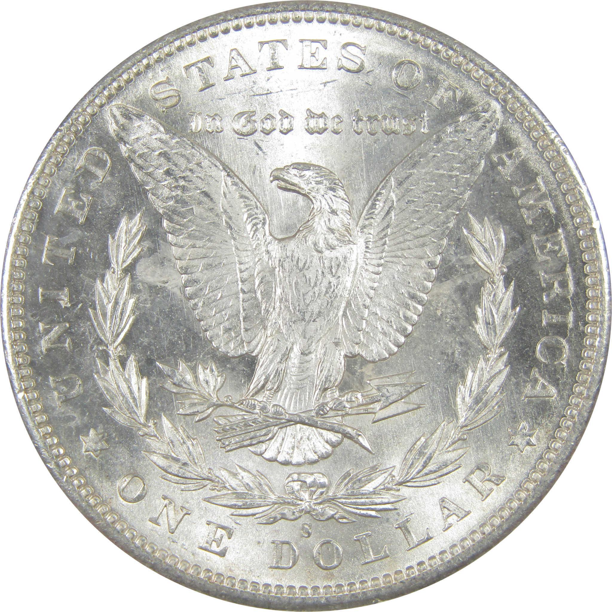 1897 S Morgan Dollar BU Choice Uncirculated Silver $1 Coin SKU:I17310 - Morgan coin - Morgan silver dollar - Morgan silver dollar for sale - Profile Coins & Collectibles