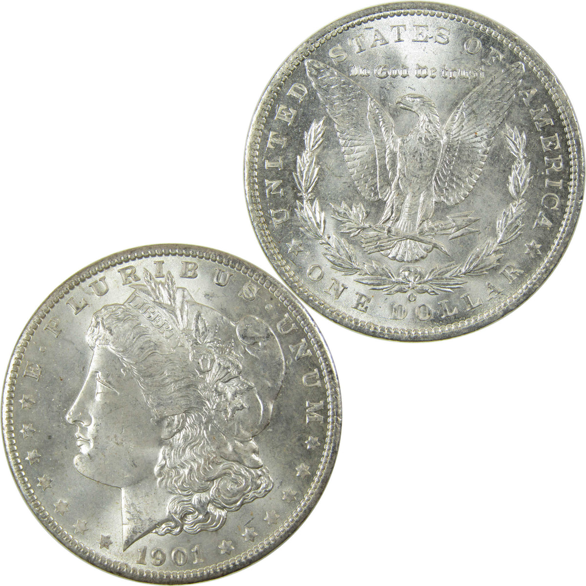 1901 O Morgan Silver Dollar Uncirculated Mint State $1 Coin