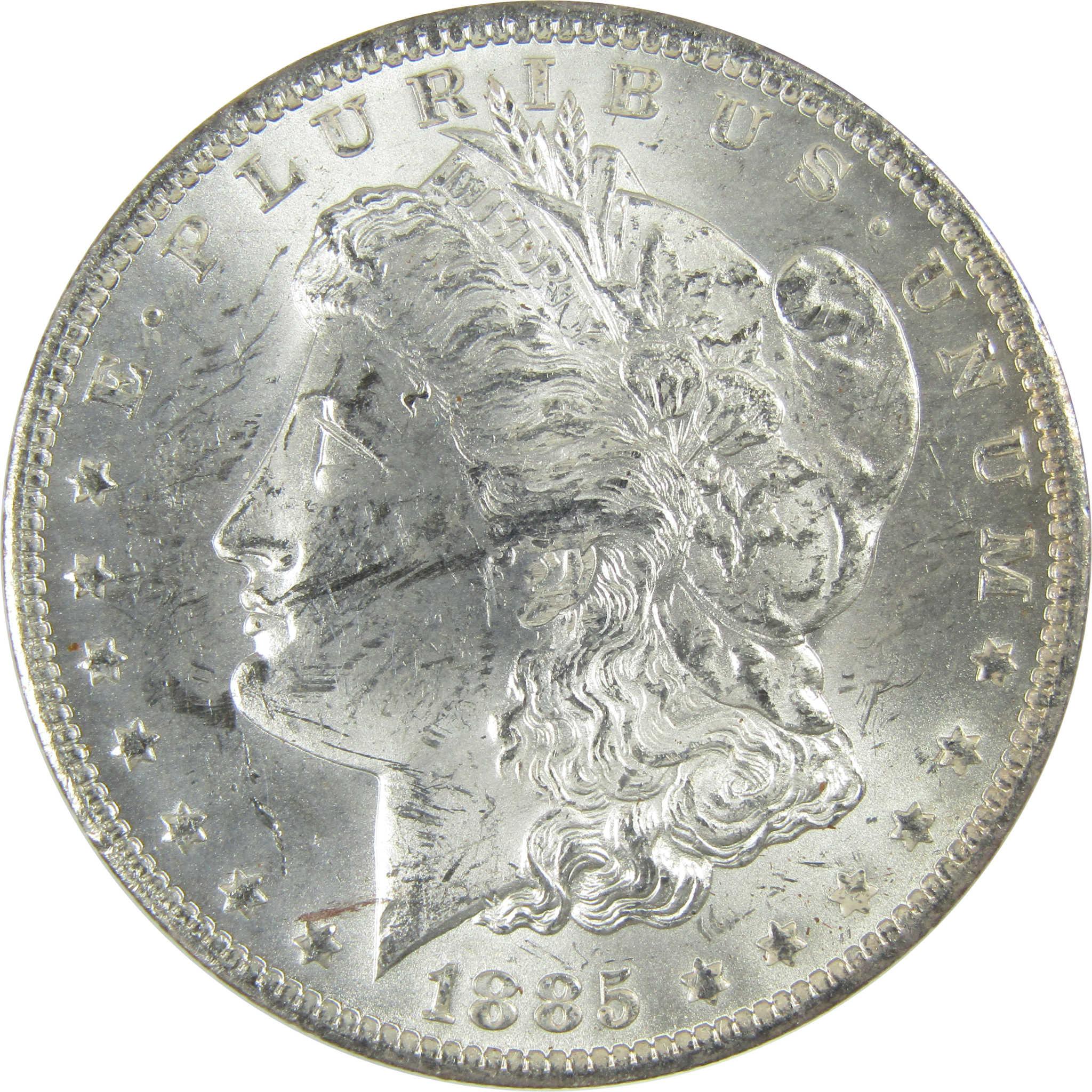 1885 O Morgan Silver Dollar Uncirculated Mint State $1 Coin SKU:I27473 - Morgan coin - Morgan silver dollar - Morgan silver dollar for sale - Profile Coins & Collectibles