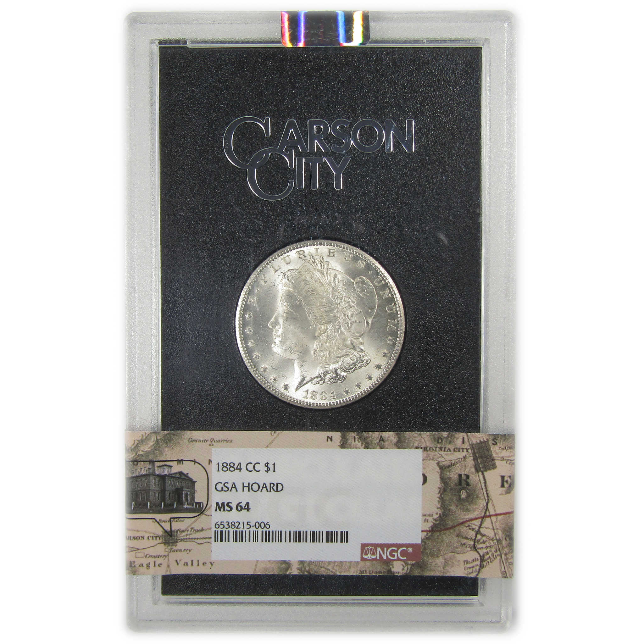 1884 CC GSA Morgan Dollar MS 64 NGC Silver Uncirculated SKU:CP4 - Morgan coin - Morgan silver dollar - Morgan silver dollar for sale - Profile Coins & Collectibles