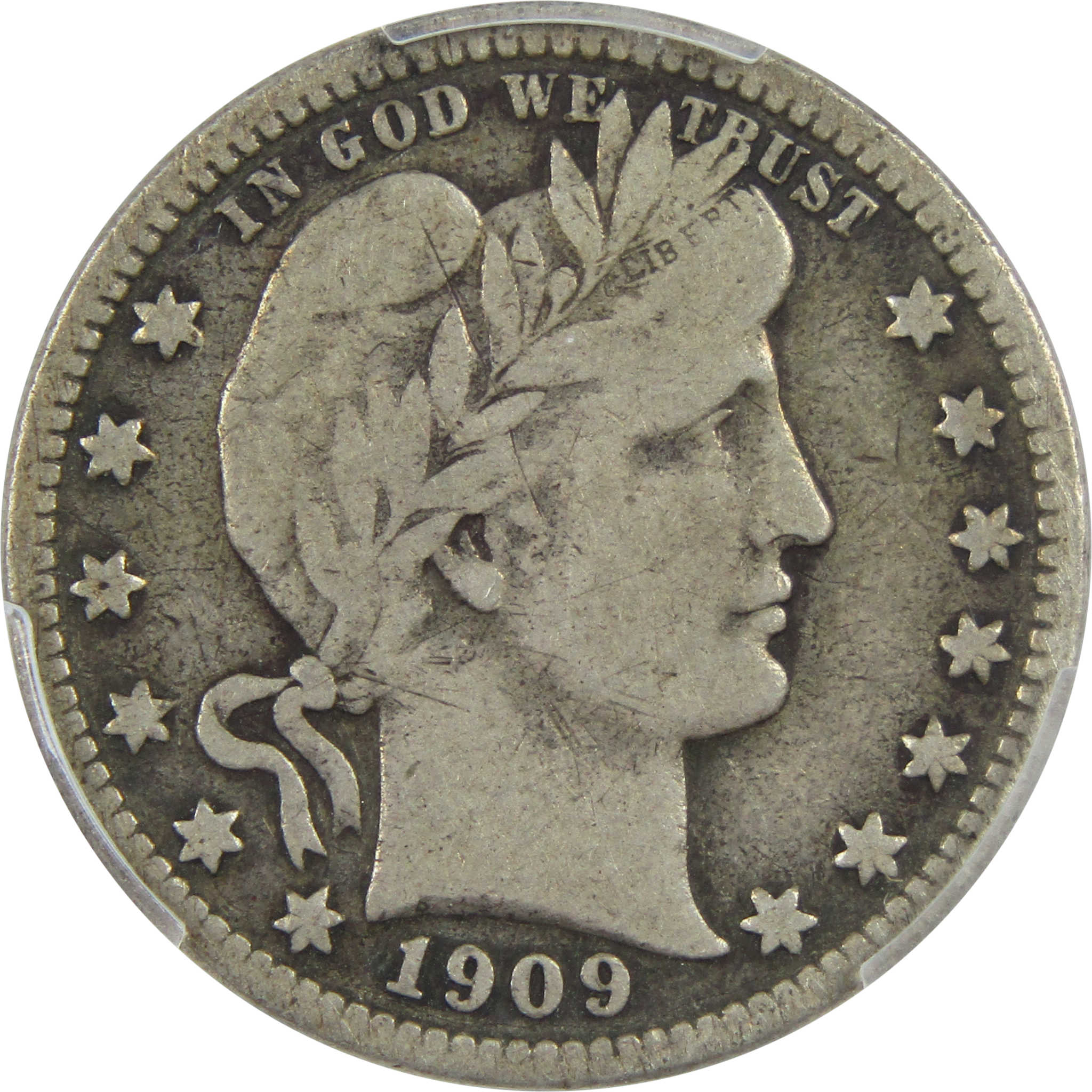 1909 O Barber Quarter F 12 PCGS Silver 25c Coin SKU:I11688