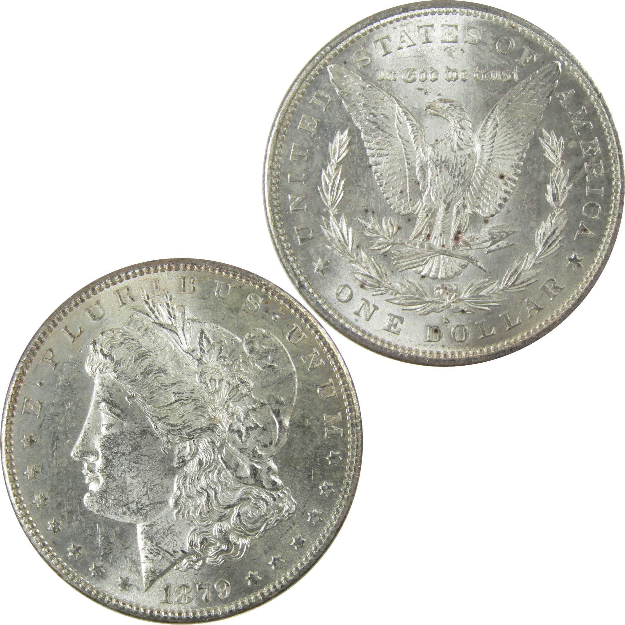 1879 S Rev 79 Morgan Silver Dollar Uncirculated Mint State SKU:I27754 - Morgan coin - Morgan silver dollar - Morgan silver dollar for sale - Profile Coins & Collectibles