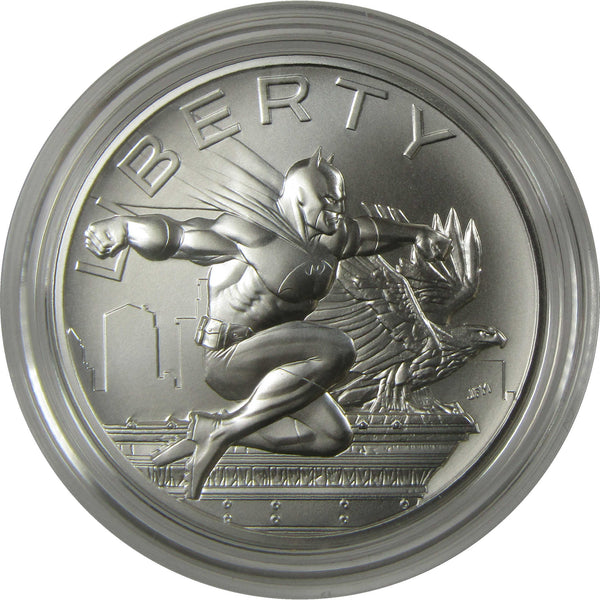 DC Comic Art Batman 1 oz .999 Silver Medal Collectible OGP COA