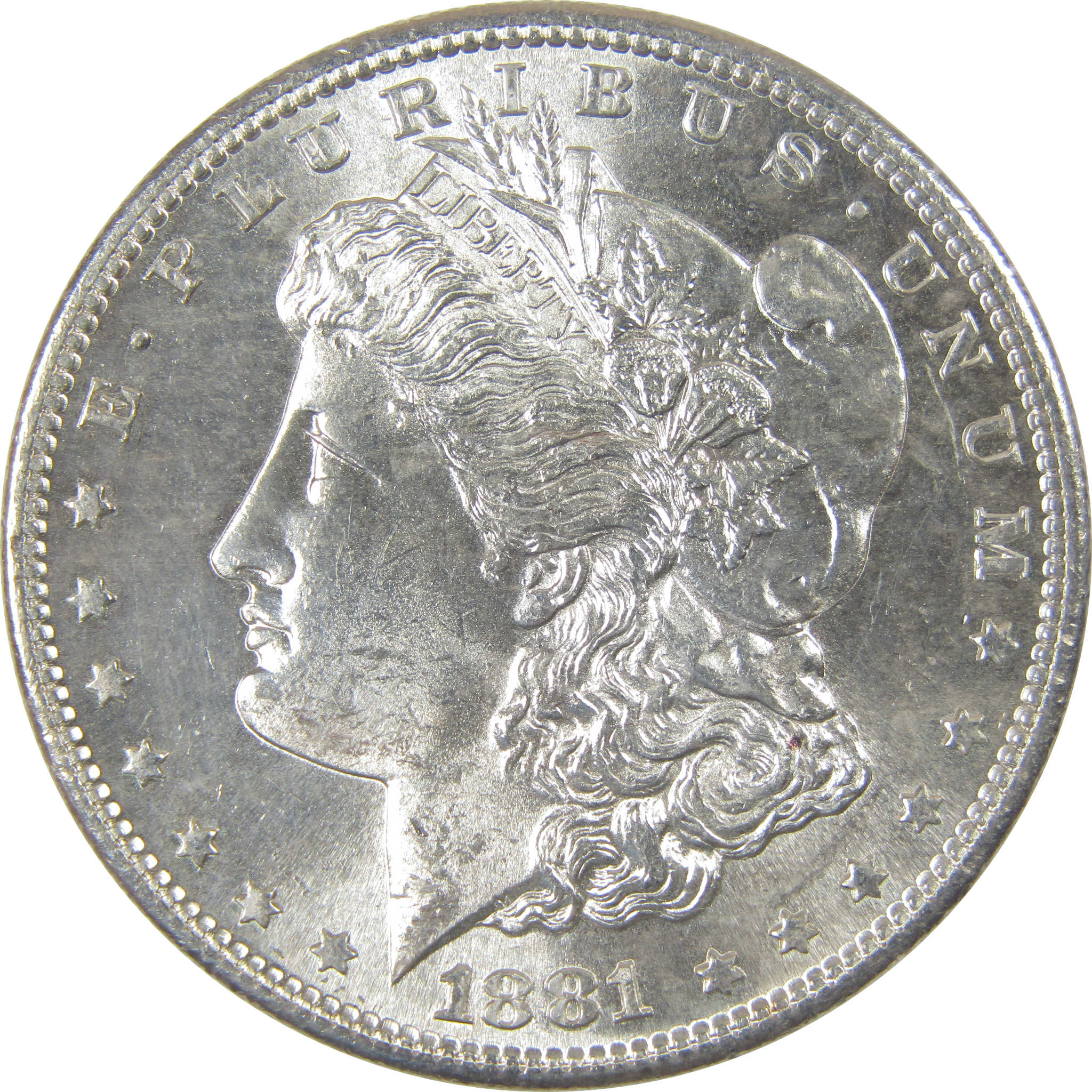 1881 S Morgan Dollar Uncirculated Details Silver $1 Coin SKU:I23826 - Morgan coin - Morgan silver dollar - Morgan silver dollar for sale - Profile Coins & Collectibles