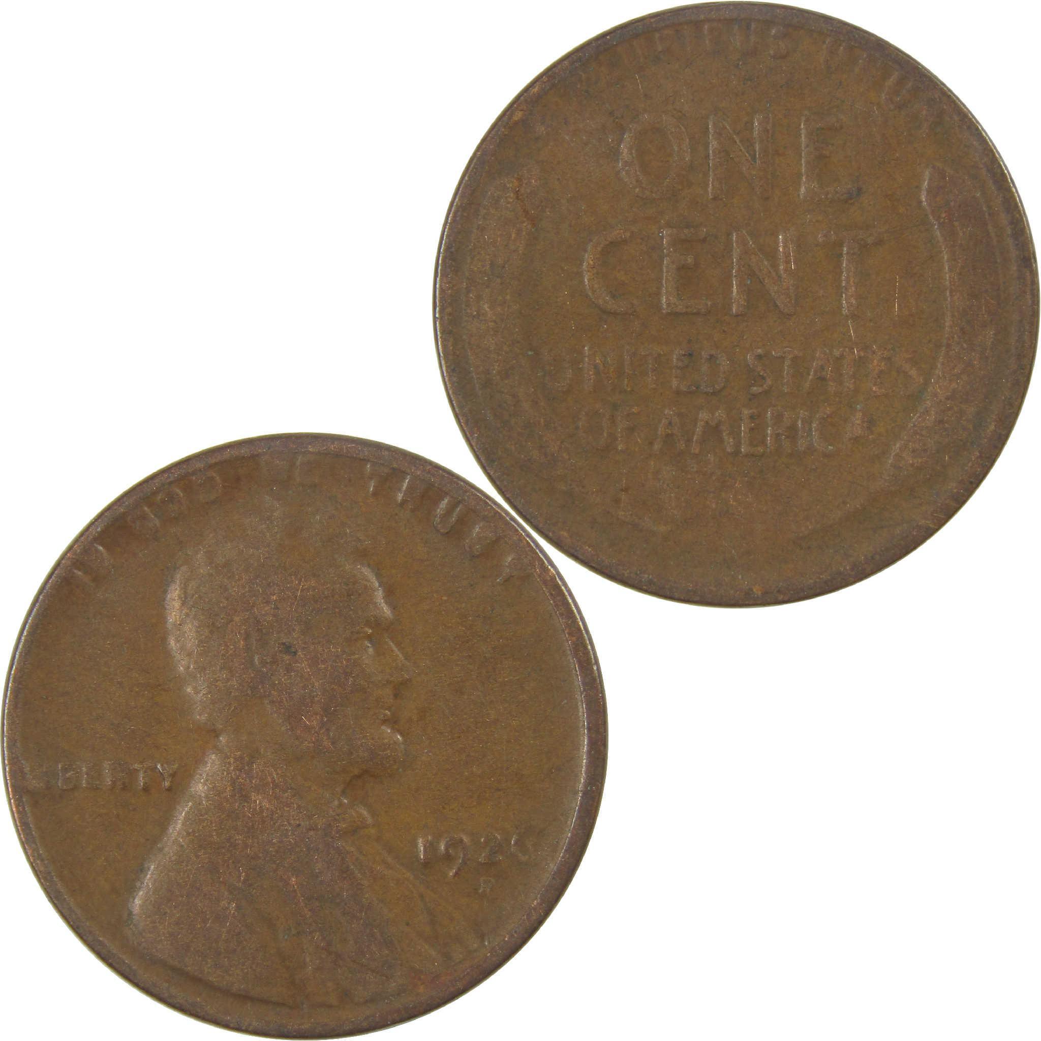 1926 D Lincoln Wheat Cent Circulated Penny 1c Coin Collectible