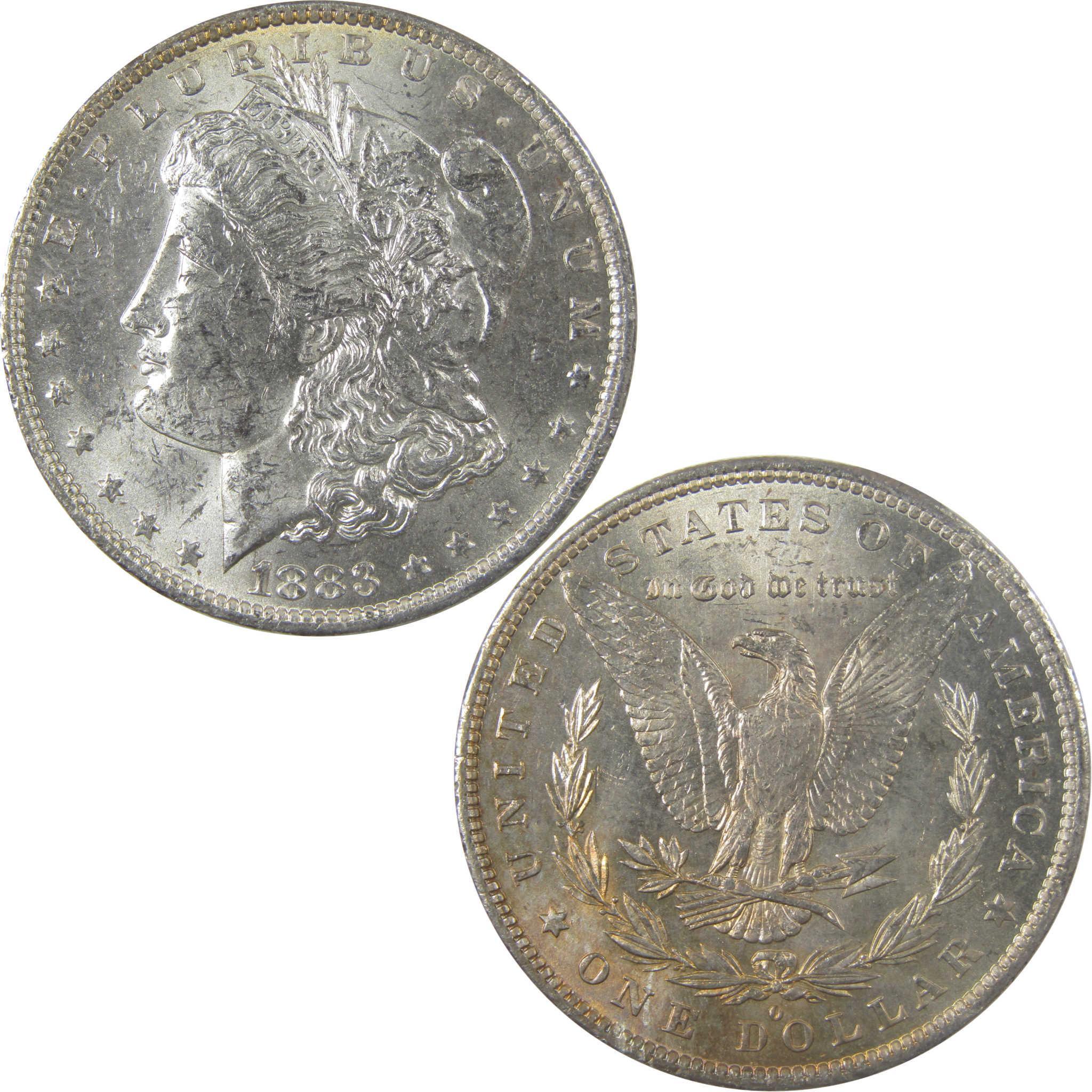 1883 O Morgan Silver Dollar Uncirculated Mint State Toned SKU:I24849