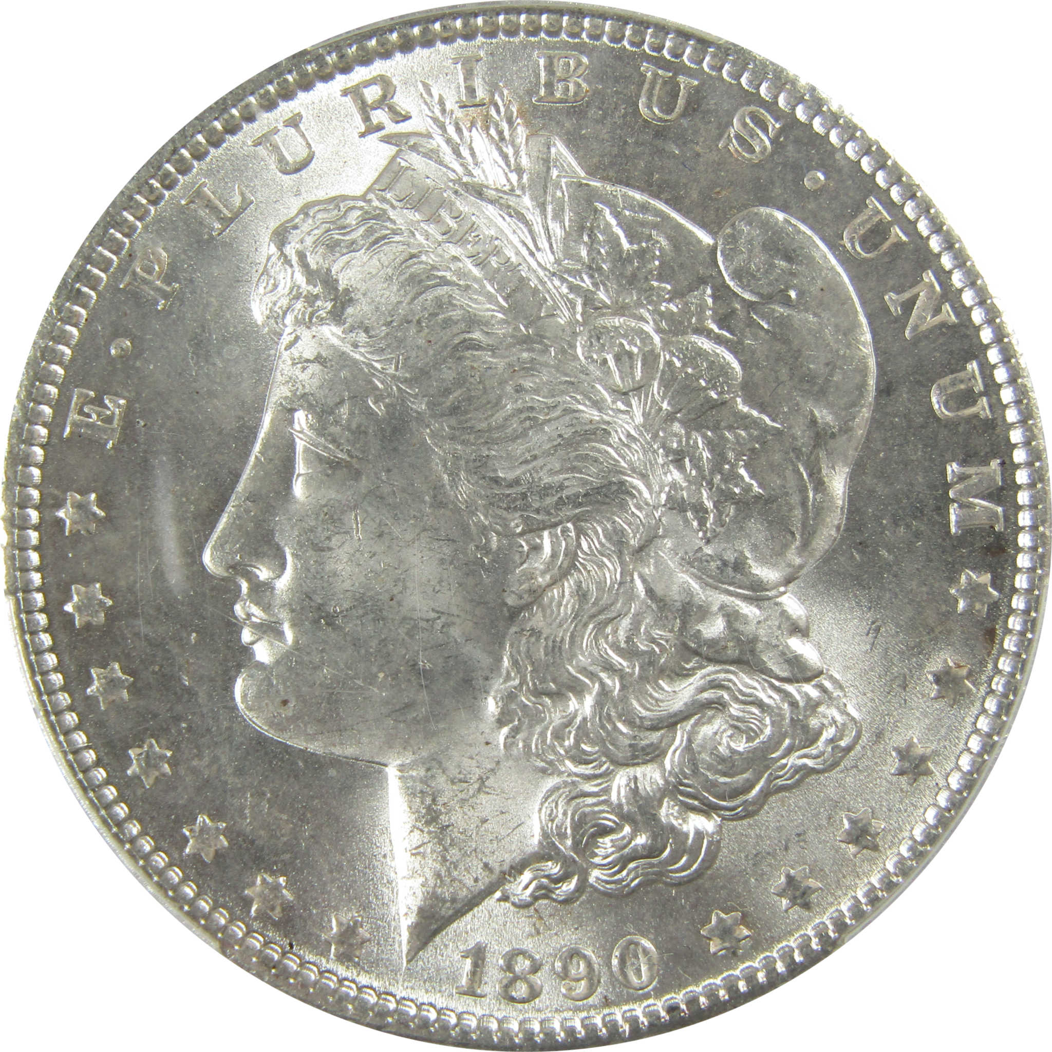 1890 Morgan Silver Dollar MS 63 PCGS Uncirculated $1 Coin SKU:CP354 - Morgan coin - Morgan silver dollar - Morgan silver dollar for sale - Profile Coins & Collectibles