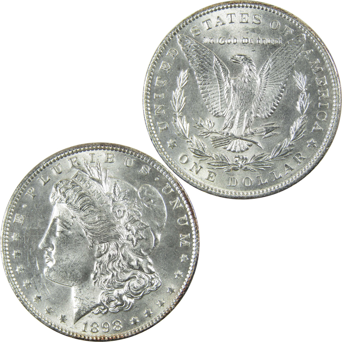 1898 Morgan Silver Dollar CH AU Choice About Uncirculated SKU:CP1685
