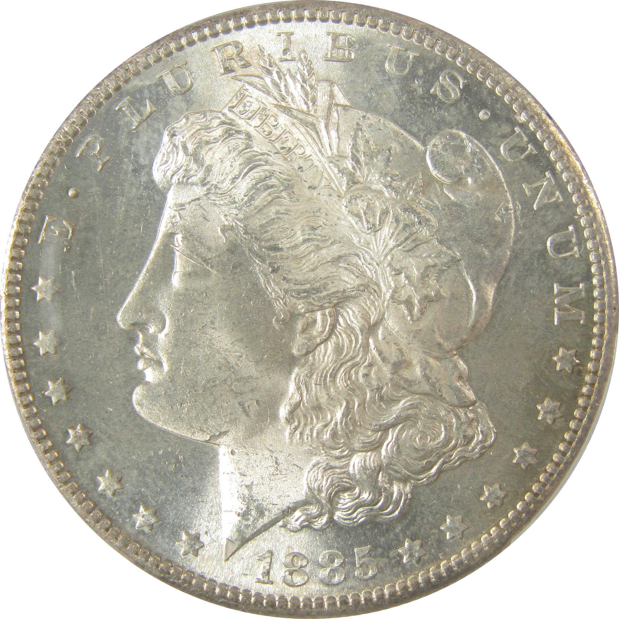 1885 S Morgan Dollar MS 63 PCGS Silver Uncirculated $1 Coin SKU:I19791 - Morgan coin - Morgan silver dollar - Morgan silver dollar for sale - Profile Coins & Collectibles