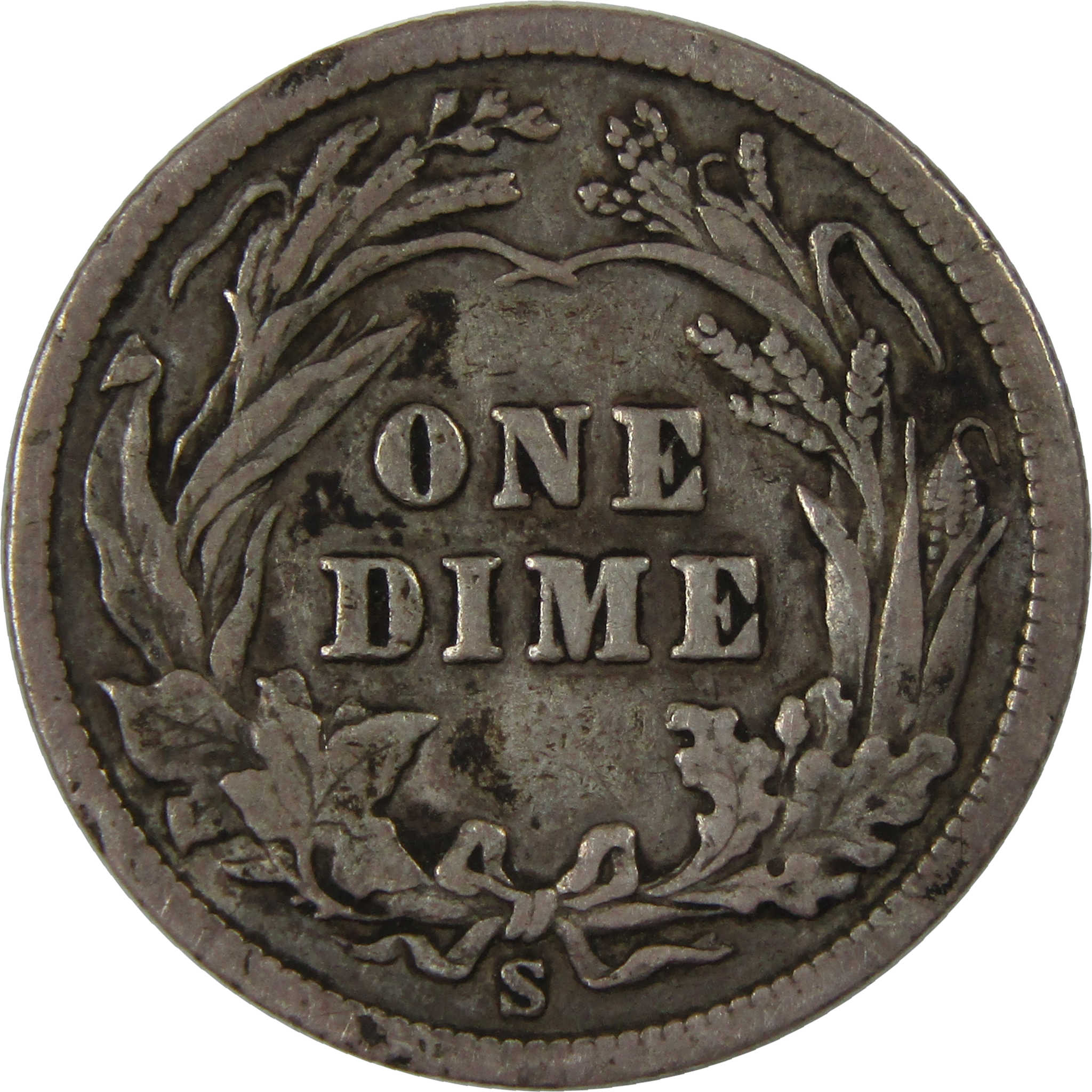 1900 S Barber Dime F Fine Silver 10c Coin Collectible SKU:I23722