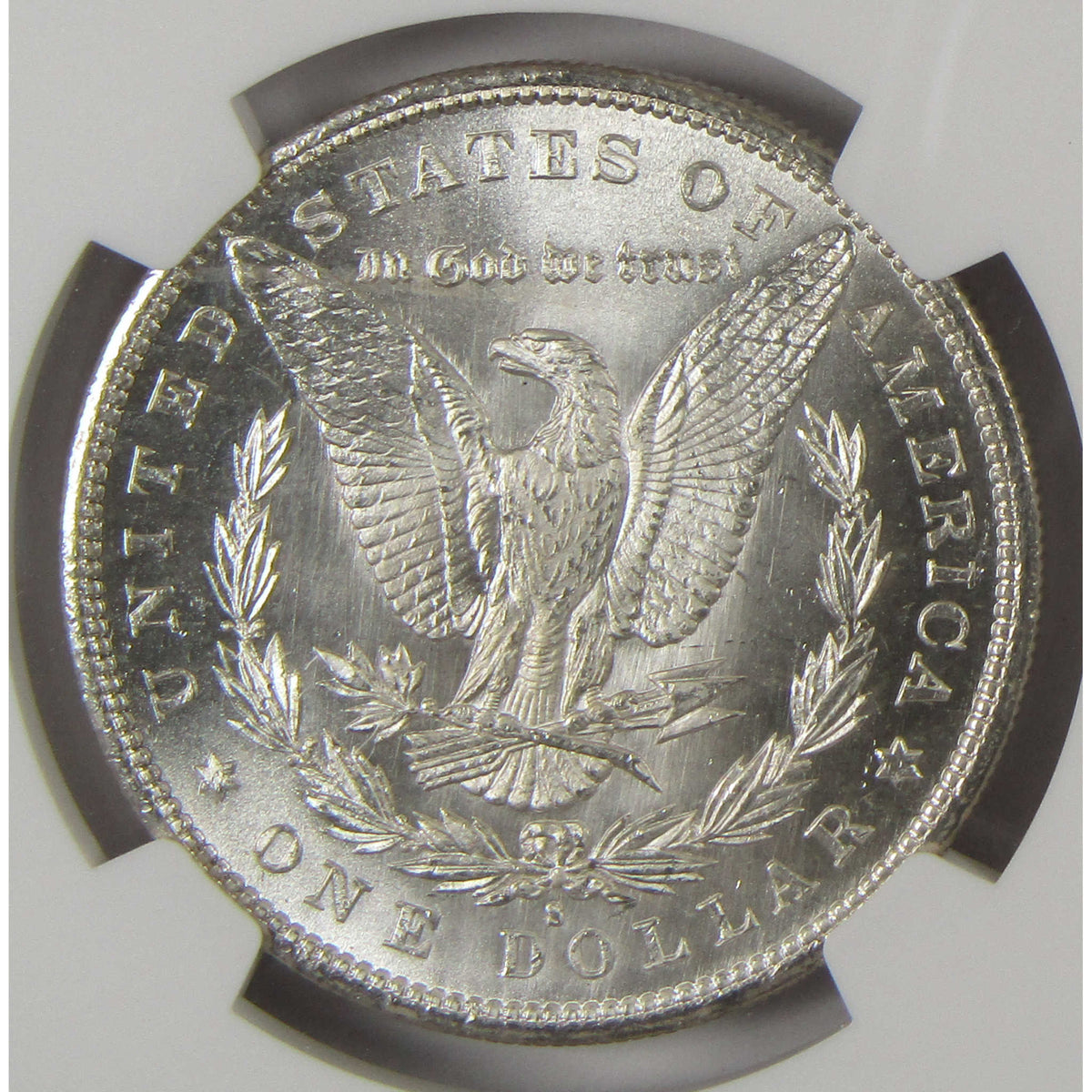 1880 S Morgan Silver Dollar MS 65+ NGC Uncirculated $1 Coin - Morgan coin - Morgan silver dollar - Morgan silver dollar for sale - Profile Coins & Collectibles