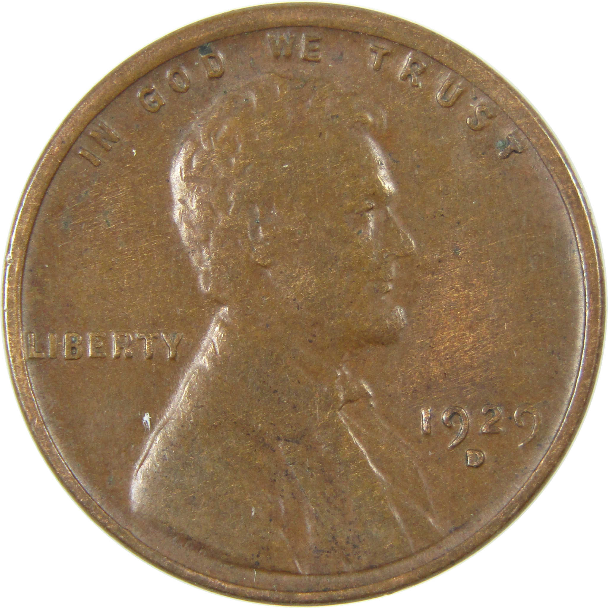 1929 D Lincoln Wheat Cent VF Very Fine Penny 1c Coin SKU:I27271