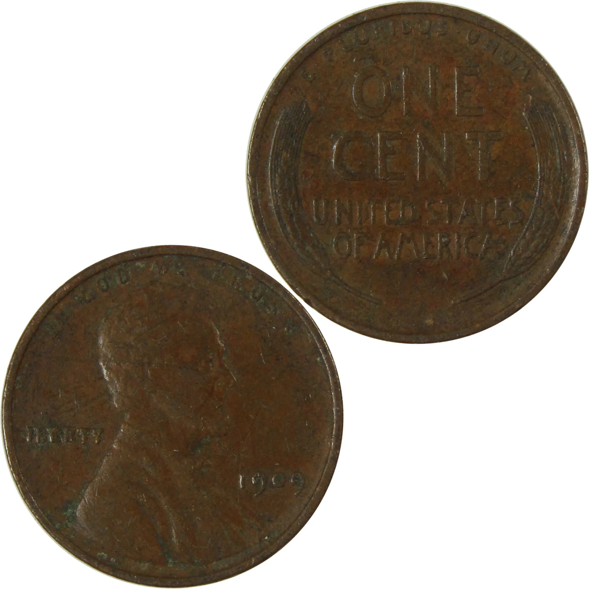 1909 Lincoln Wheat Cent VF Very Fine Penny 1c Coin SKU:I26751