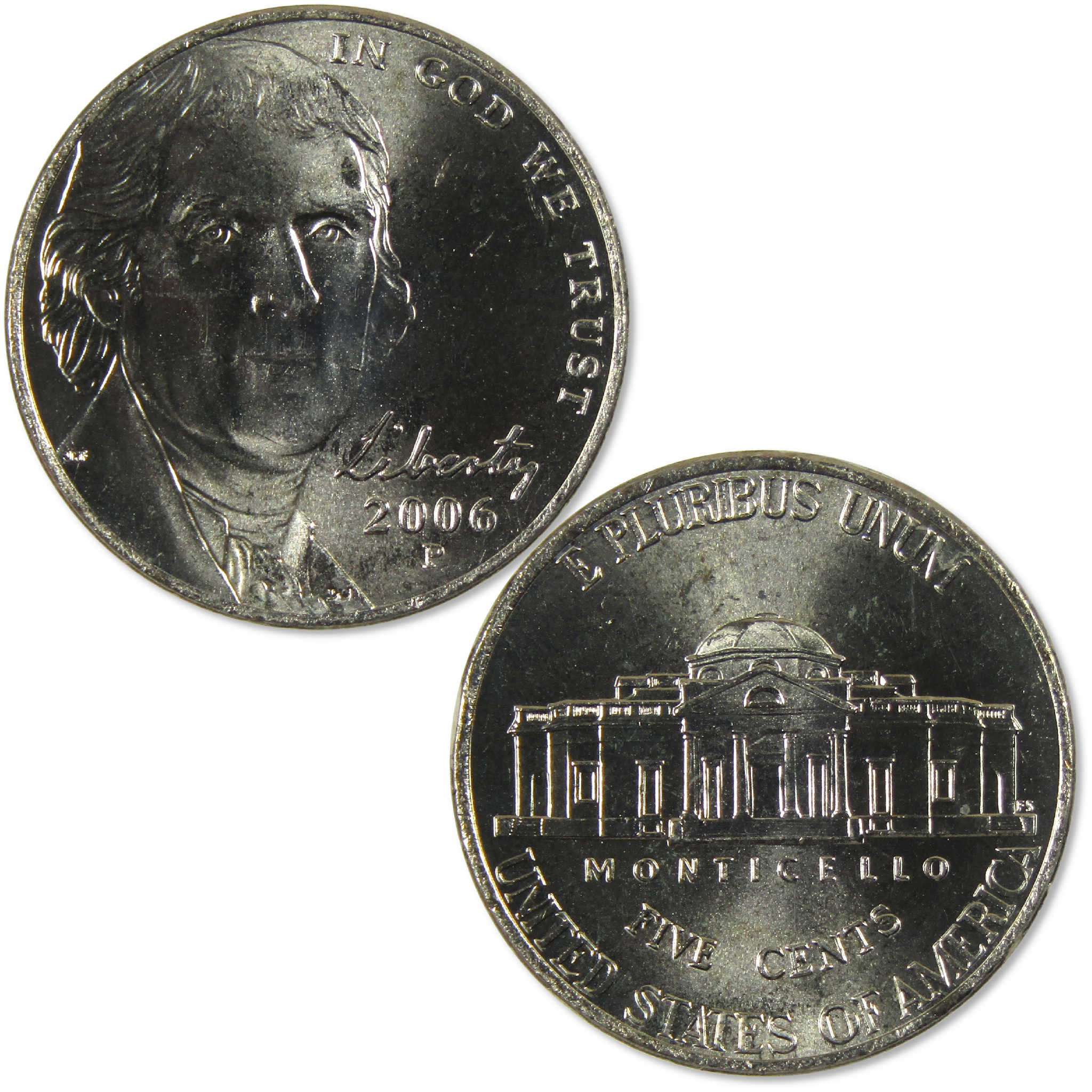 2004-2006 Westward Journey Jefferson Nickel 5 Coin Set Uncirculated